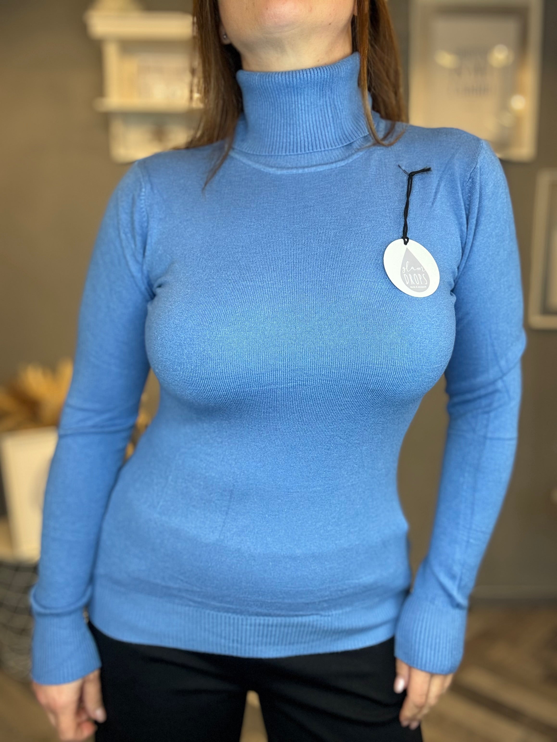 Lupetto basic azzurro