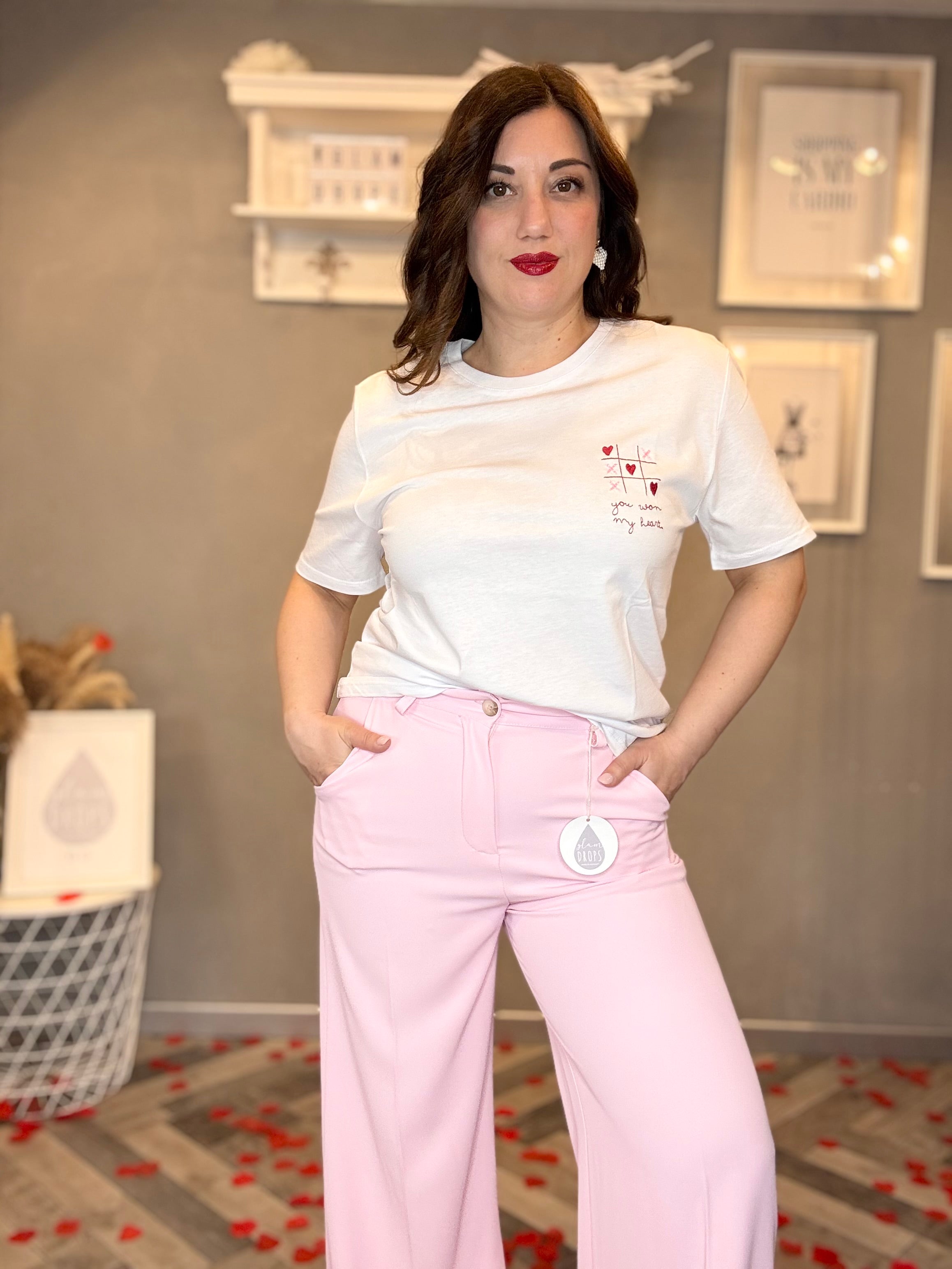 Lumina t-shirt San Valentino You Won My heart