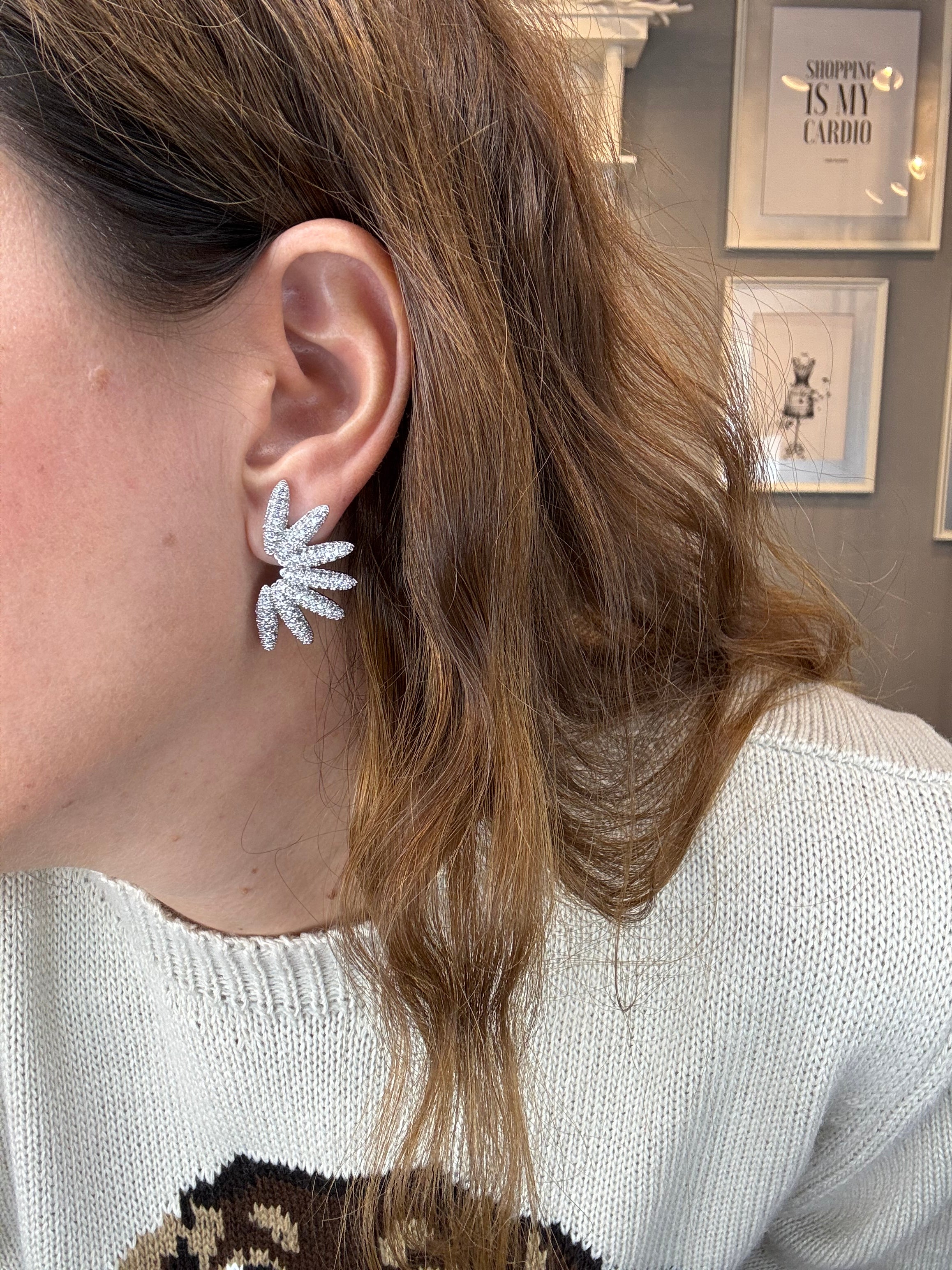 Orecchini Petali brillanti