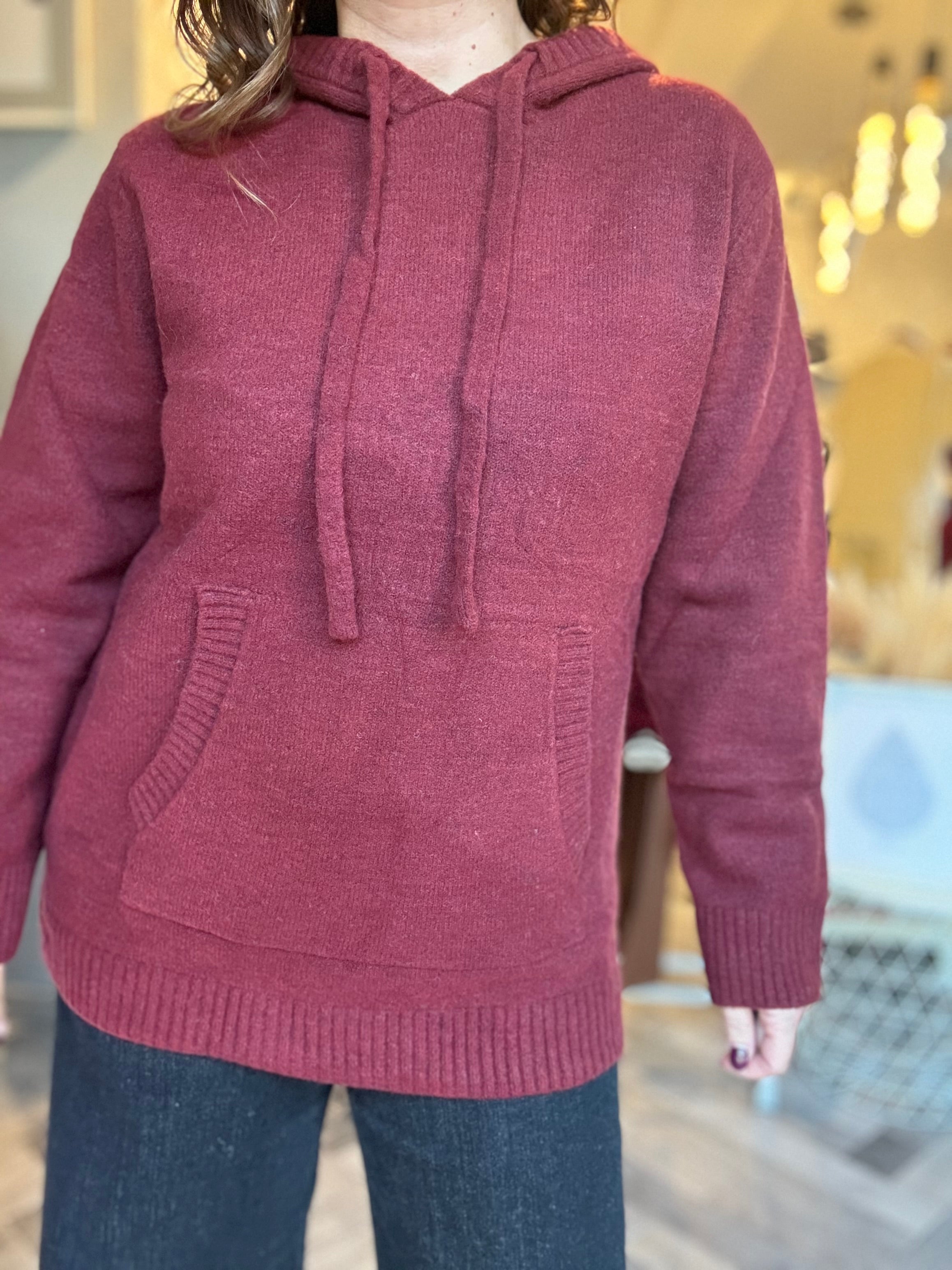 Lumina maglia felpa con cappuccio