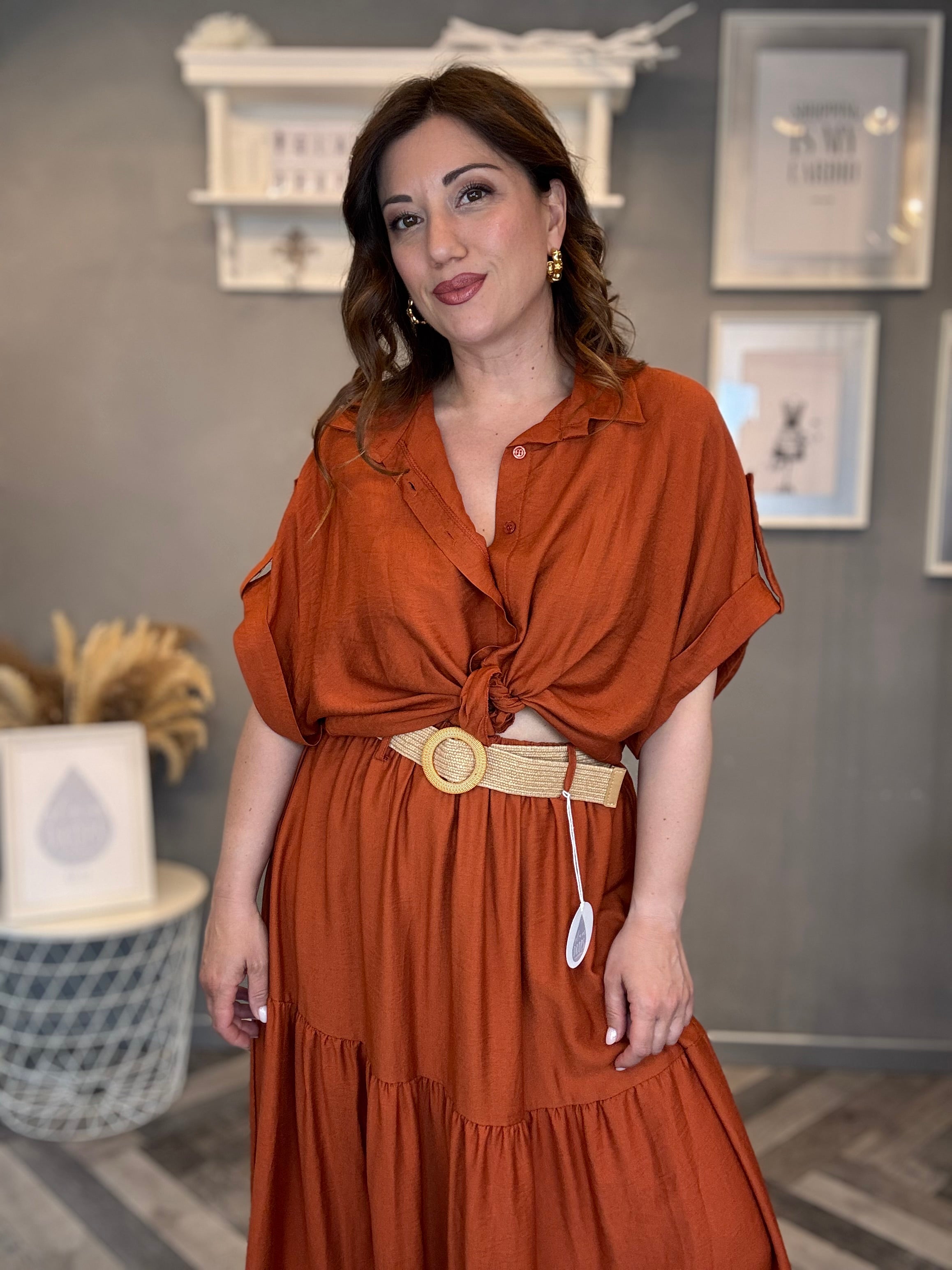 Camicia Nuance Ruggine