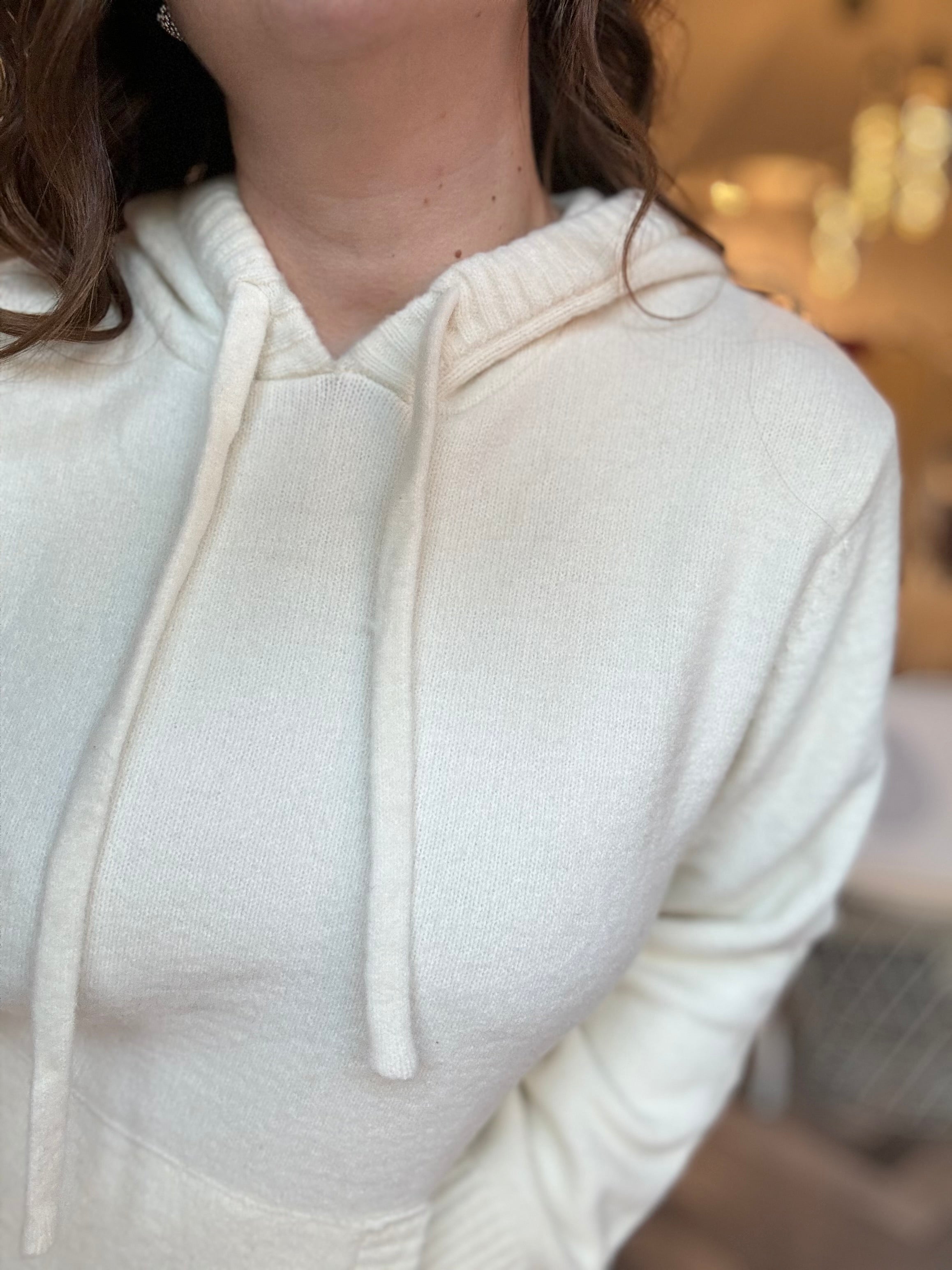 Lumina maglia felpa con cappuccio