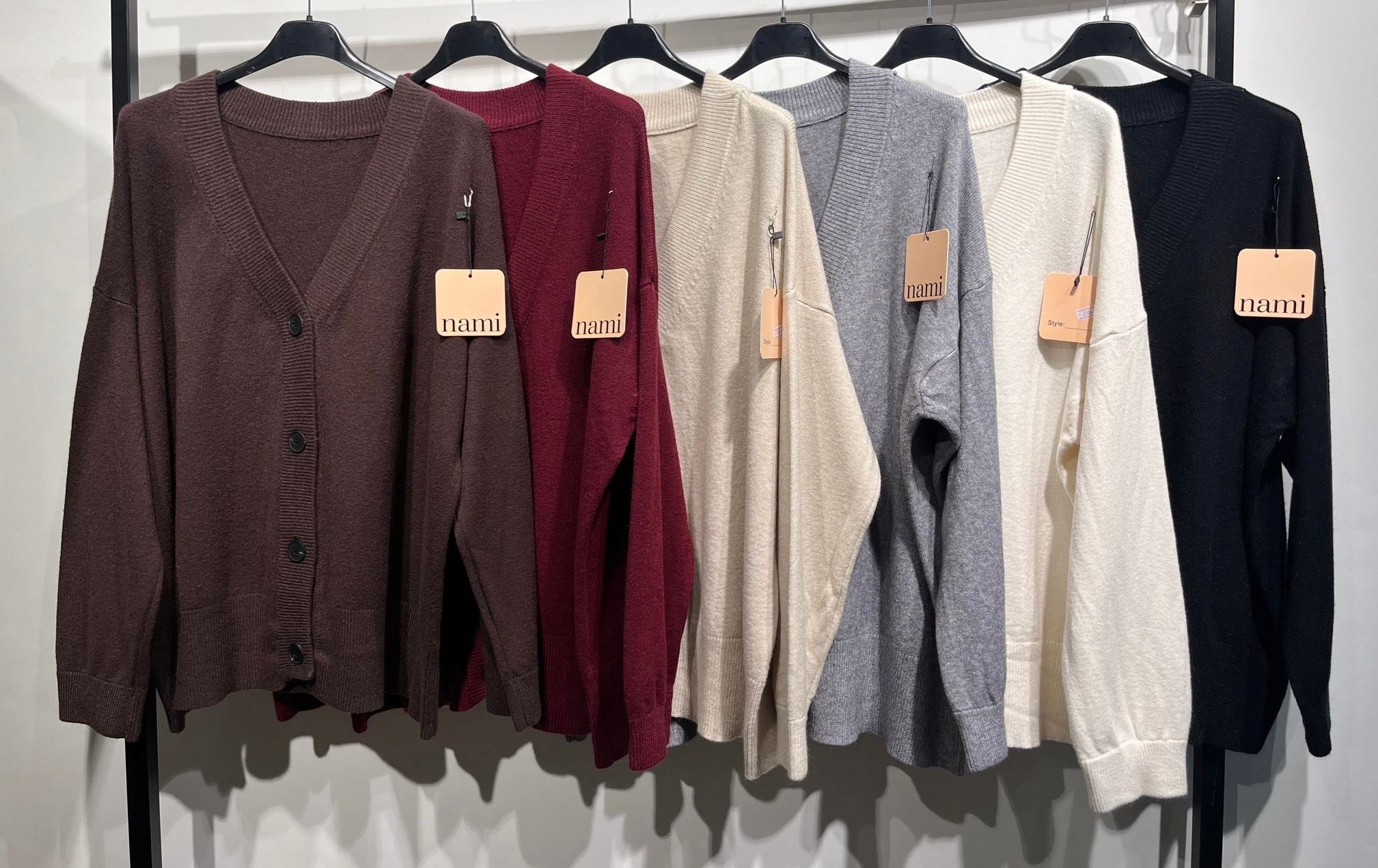 Cardigan lungo over