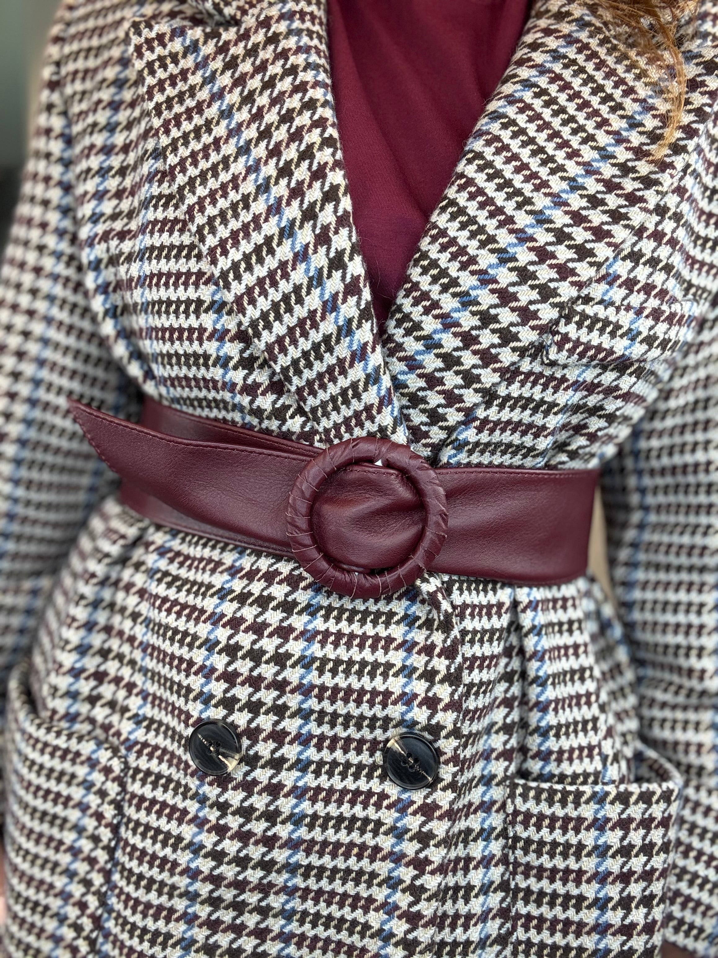 Cintura Cerchio Chic in vera pelle