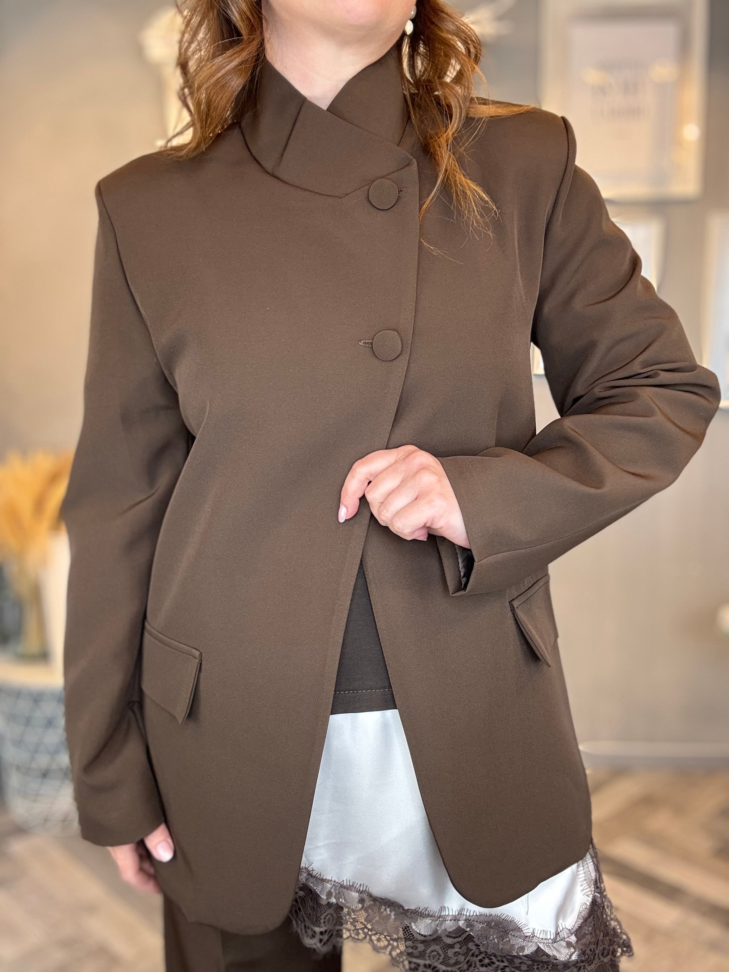 Tailleur Elegance cioccolato
