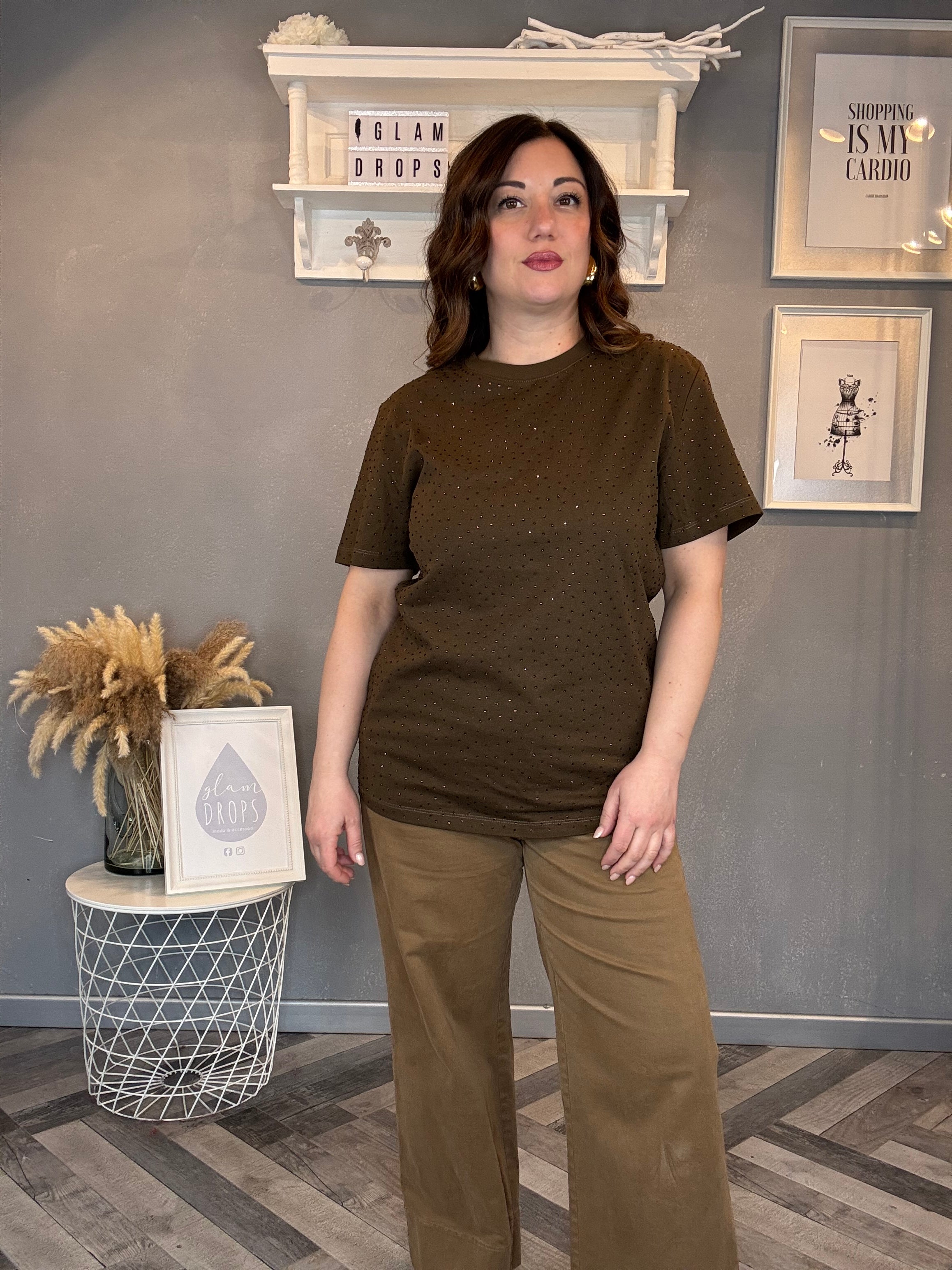 Lumina t-shirt strass