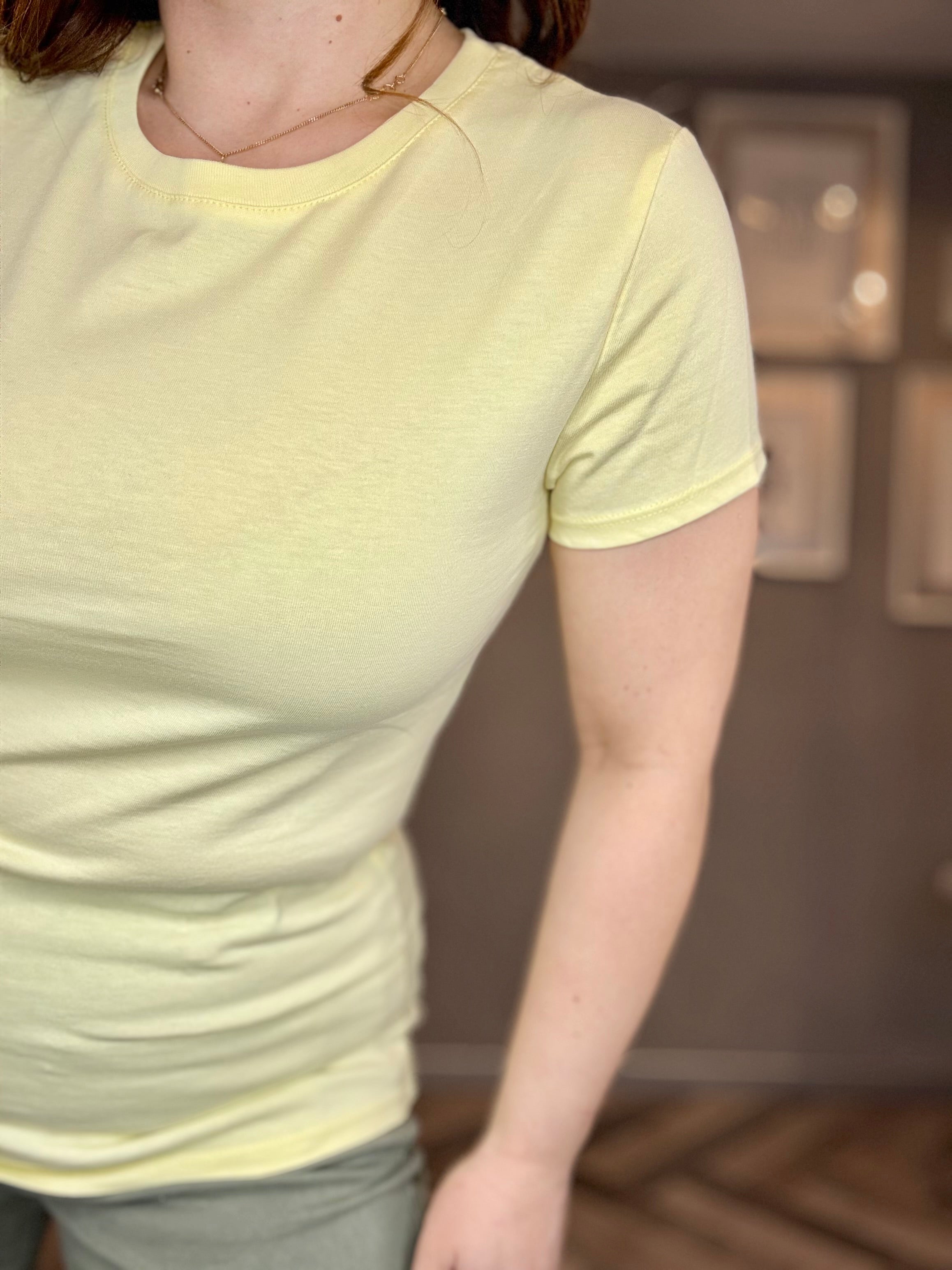 Lumina t-shirt basic elasticizzata