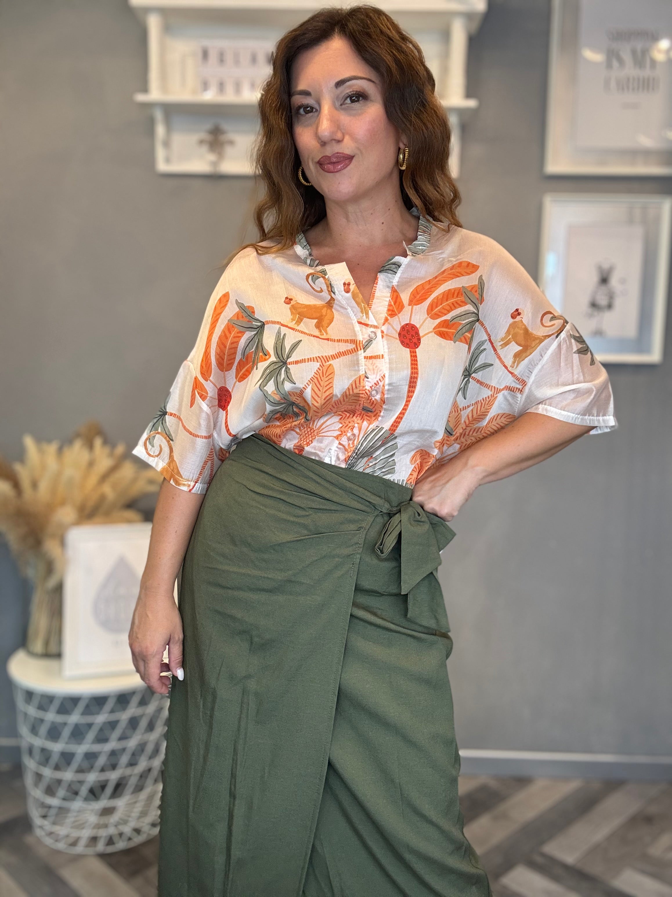 Camicia Isla Bonita Palme