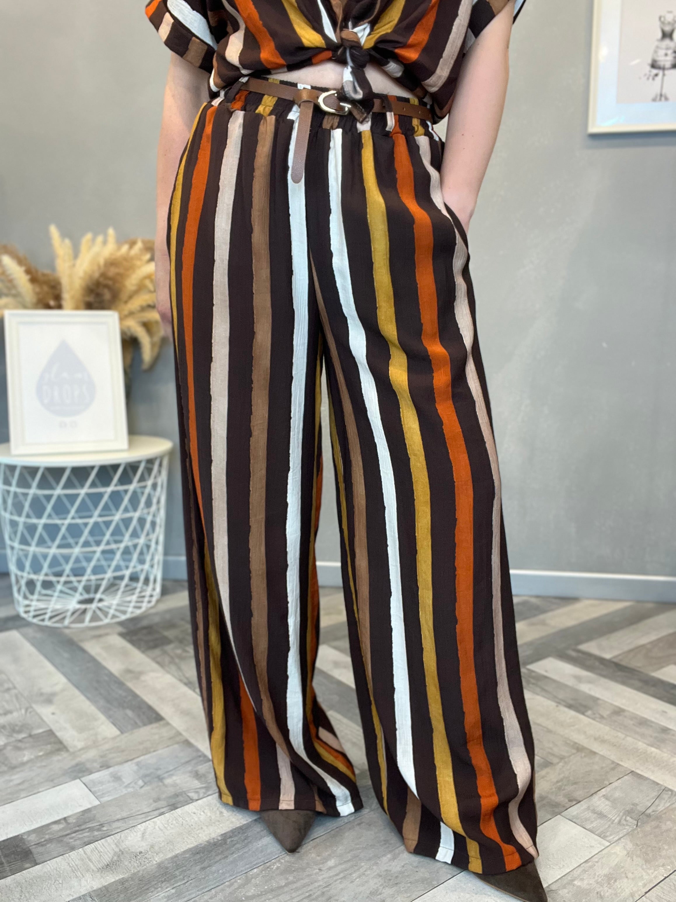 Coordinato righe Choco Sunset