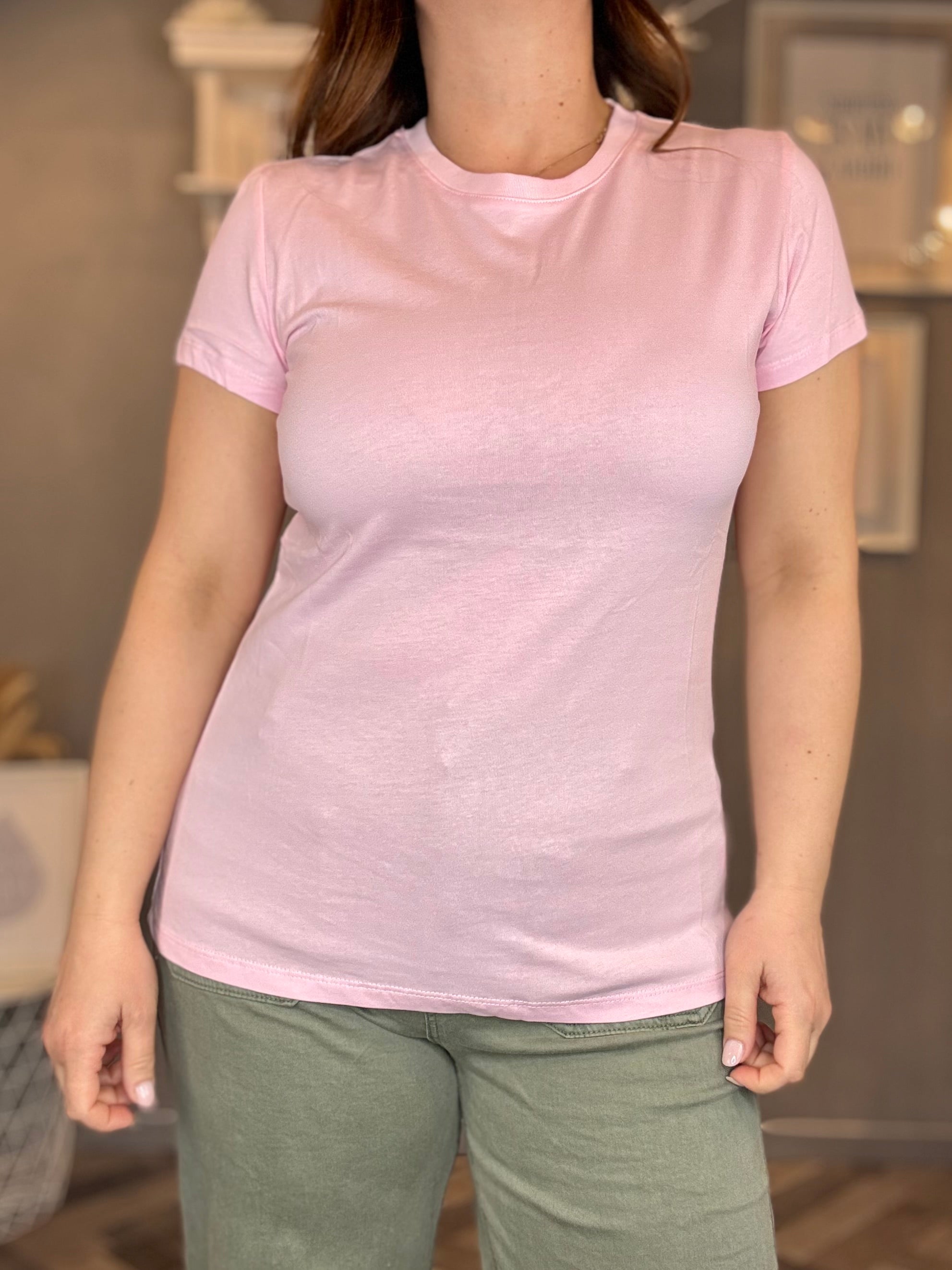 Lumina t-shirt basic elasticizzata