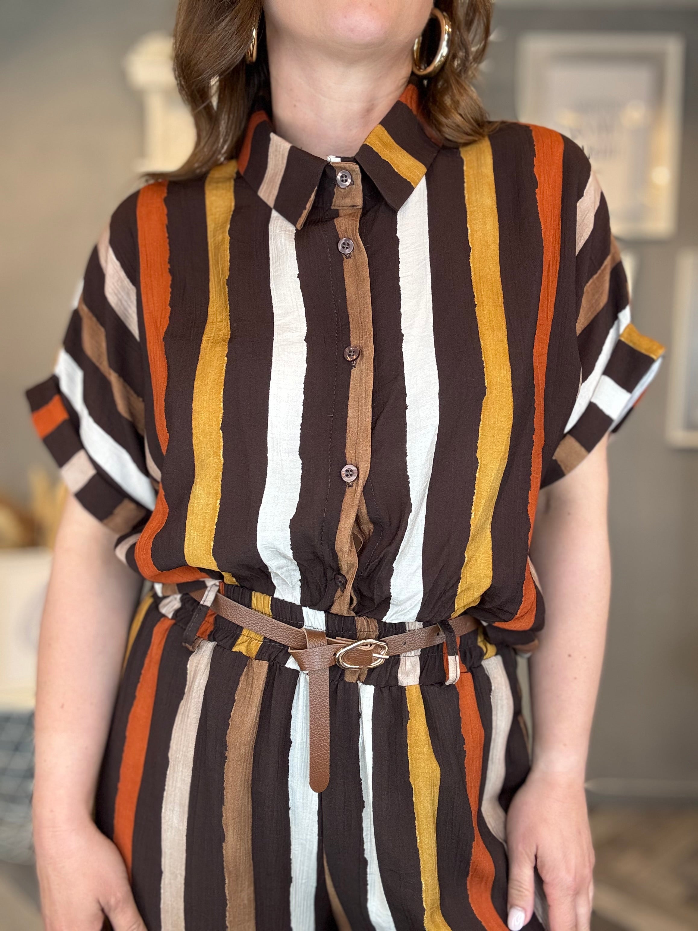 Coordinato righe Choco Sunset