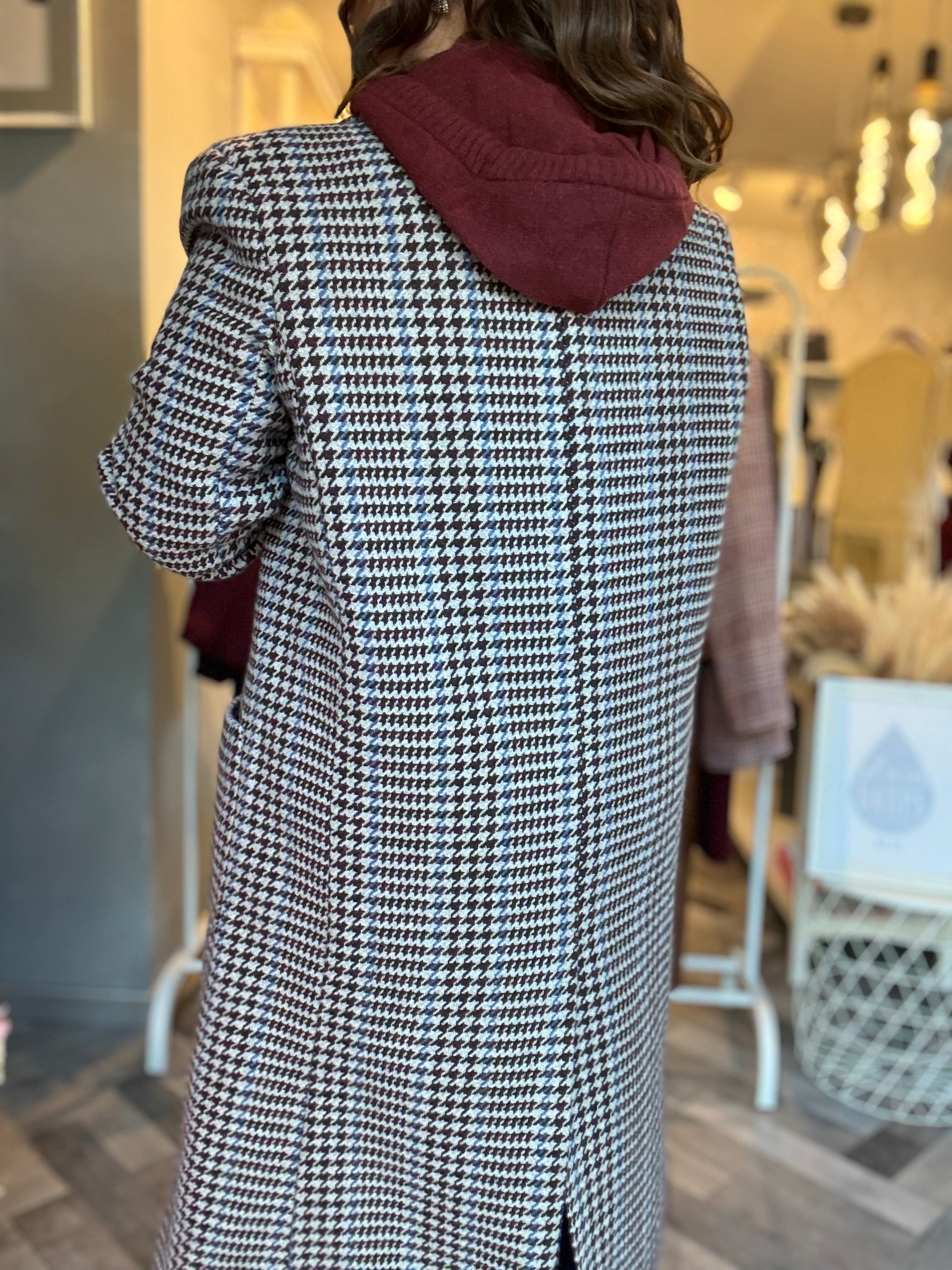 Lumina maglia felpa con cappuccio