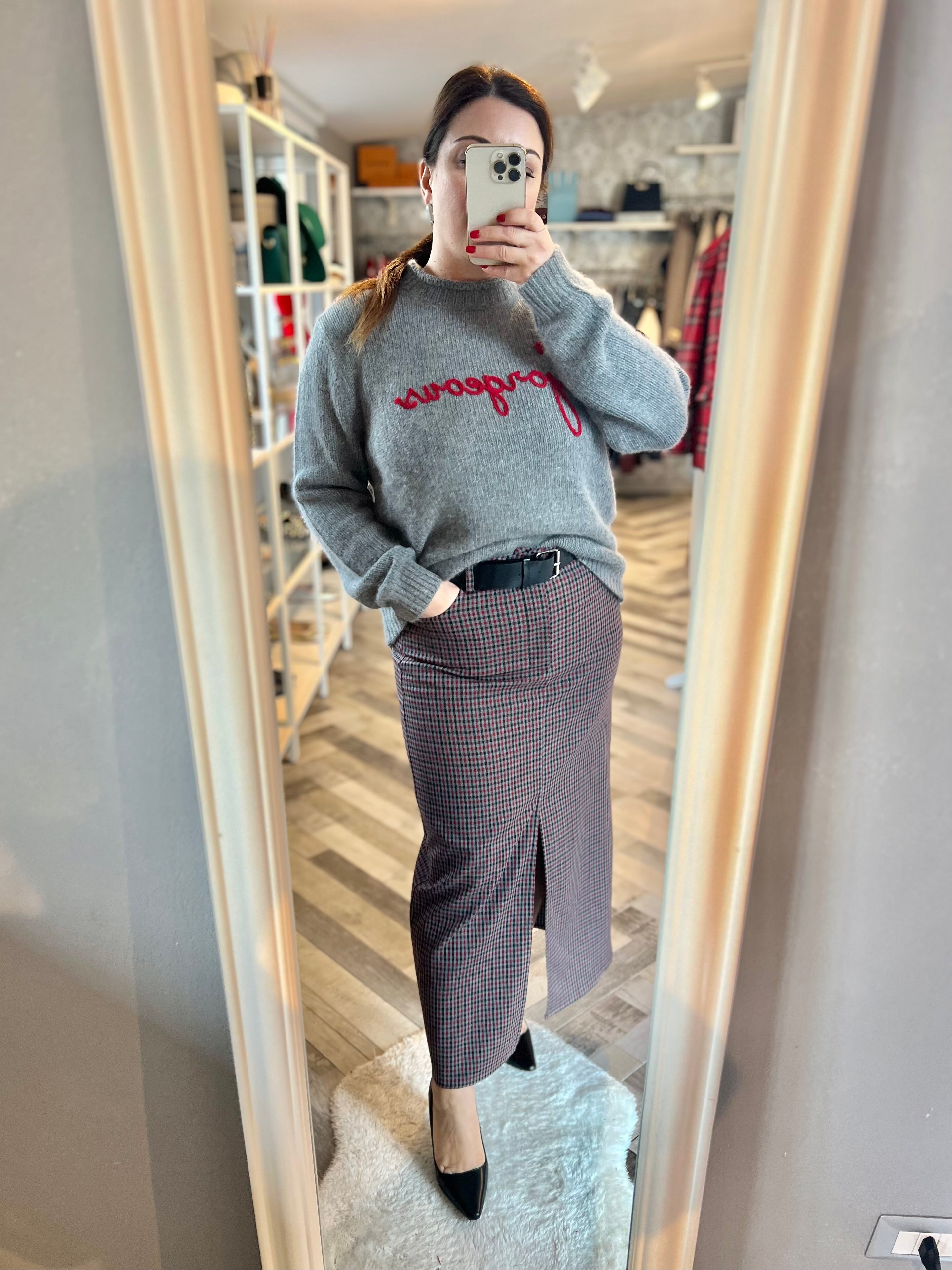 Lumina gonna micro quadro