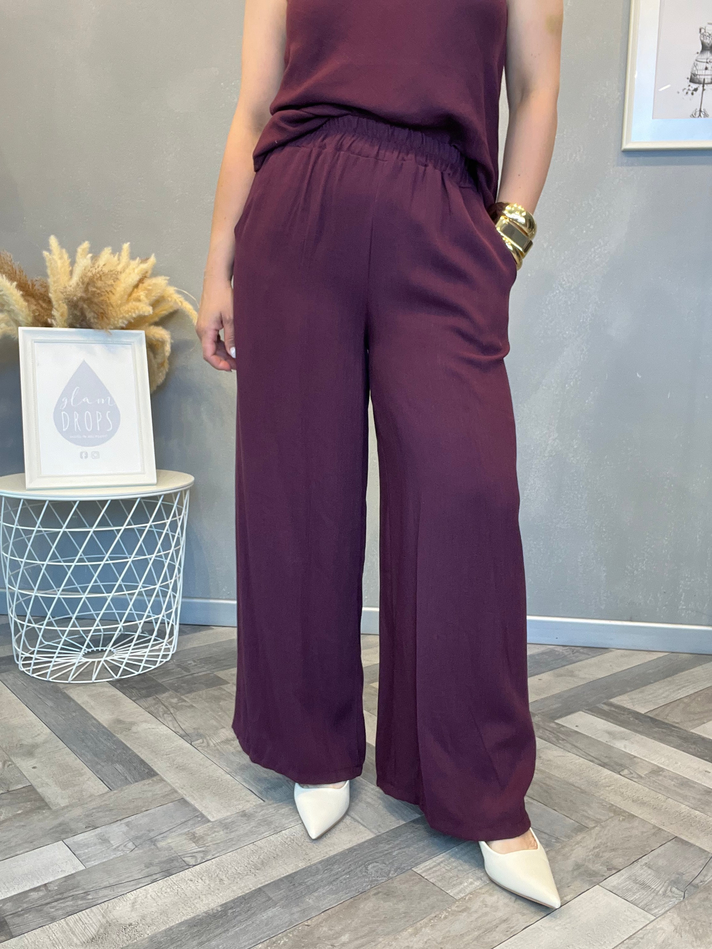 Pantalone Borgogna