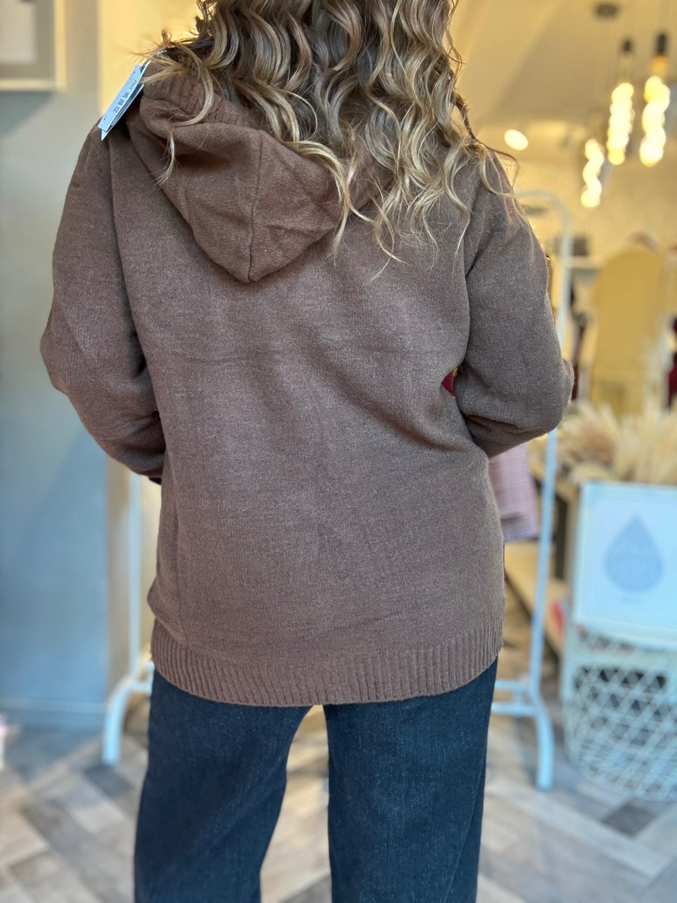 Lumina maglia felpa con cappuccio
