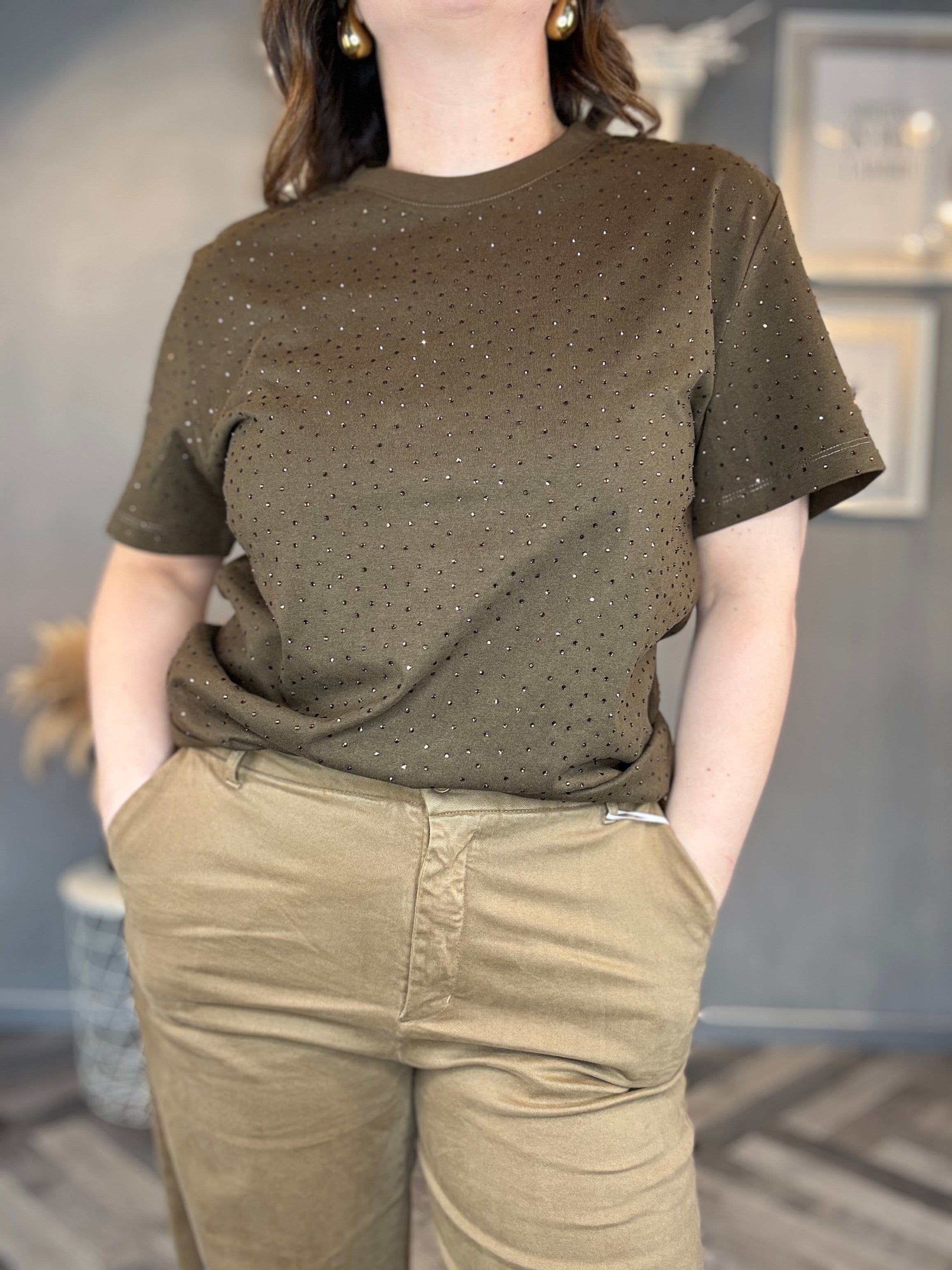 Lumina t-shirt strass