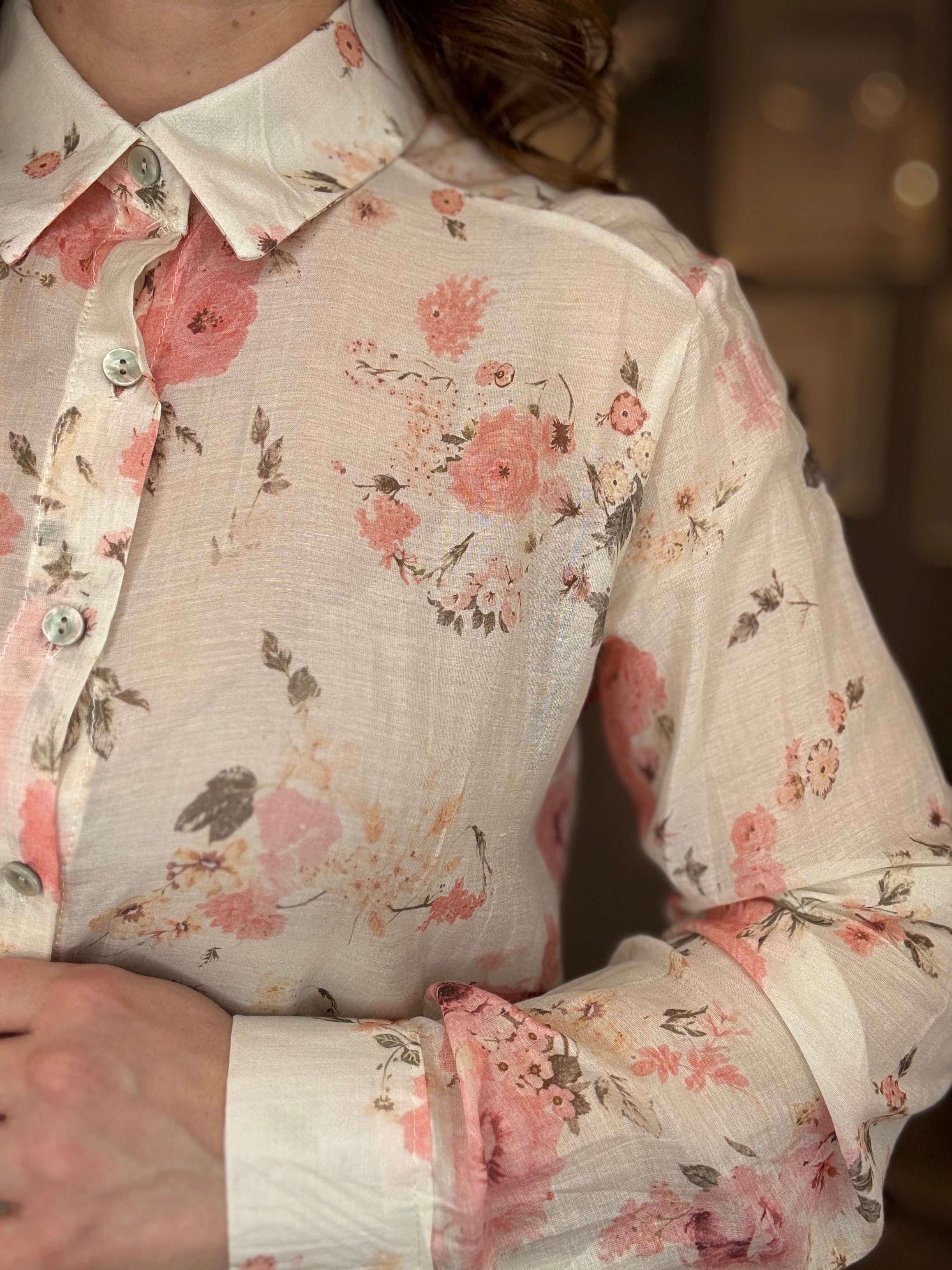 Camicia Bloom rosa