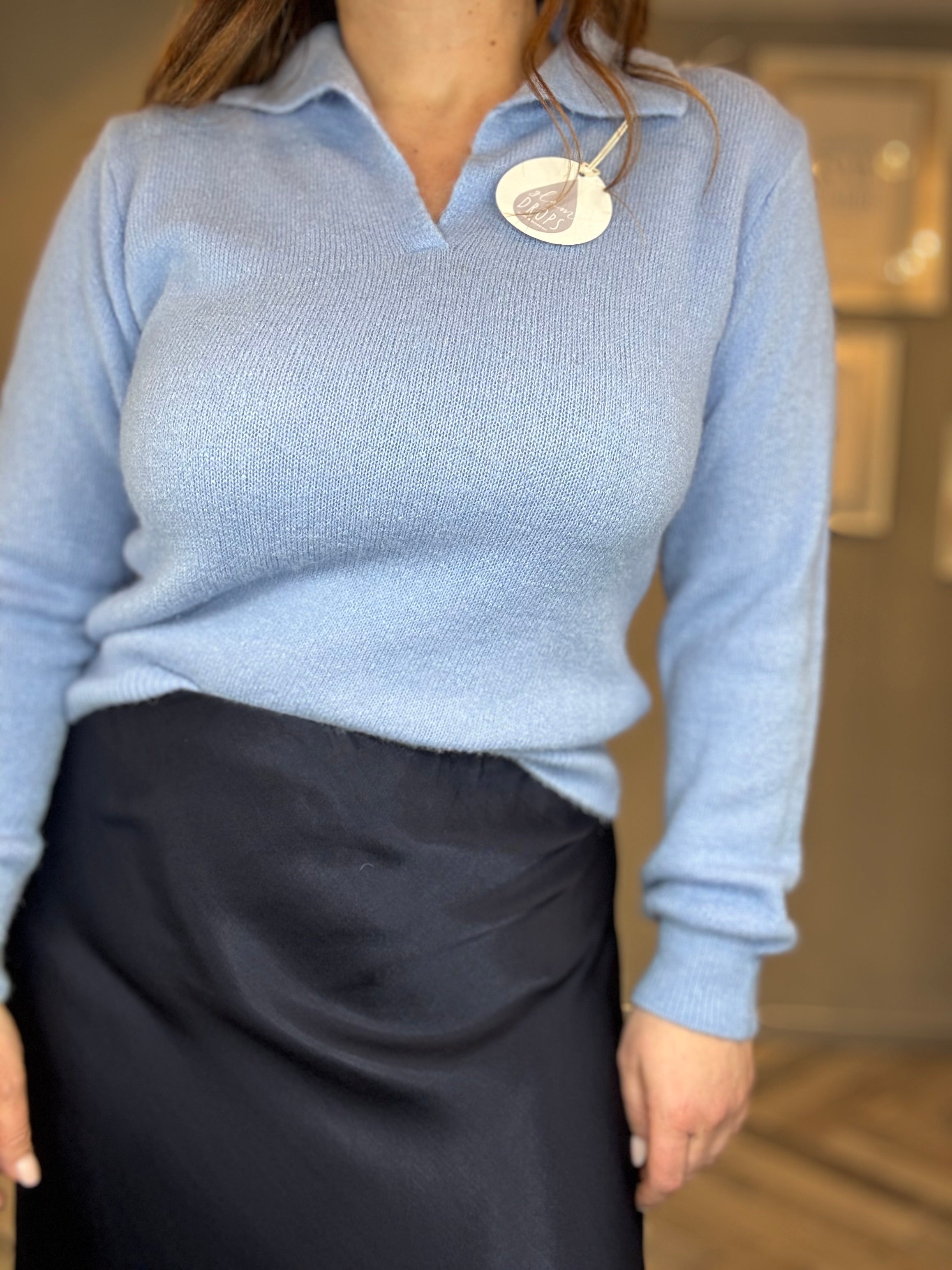 Maglia con colletto a polo