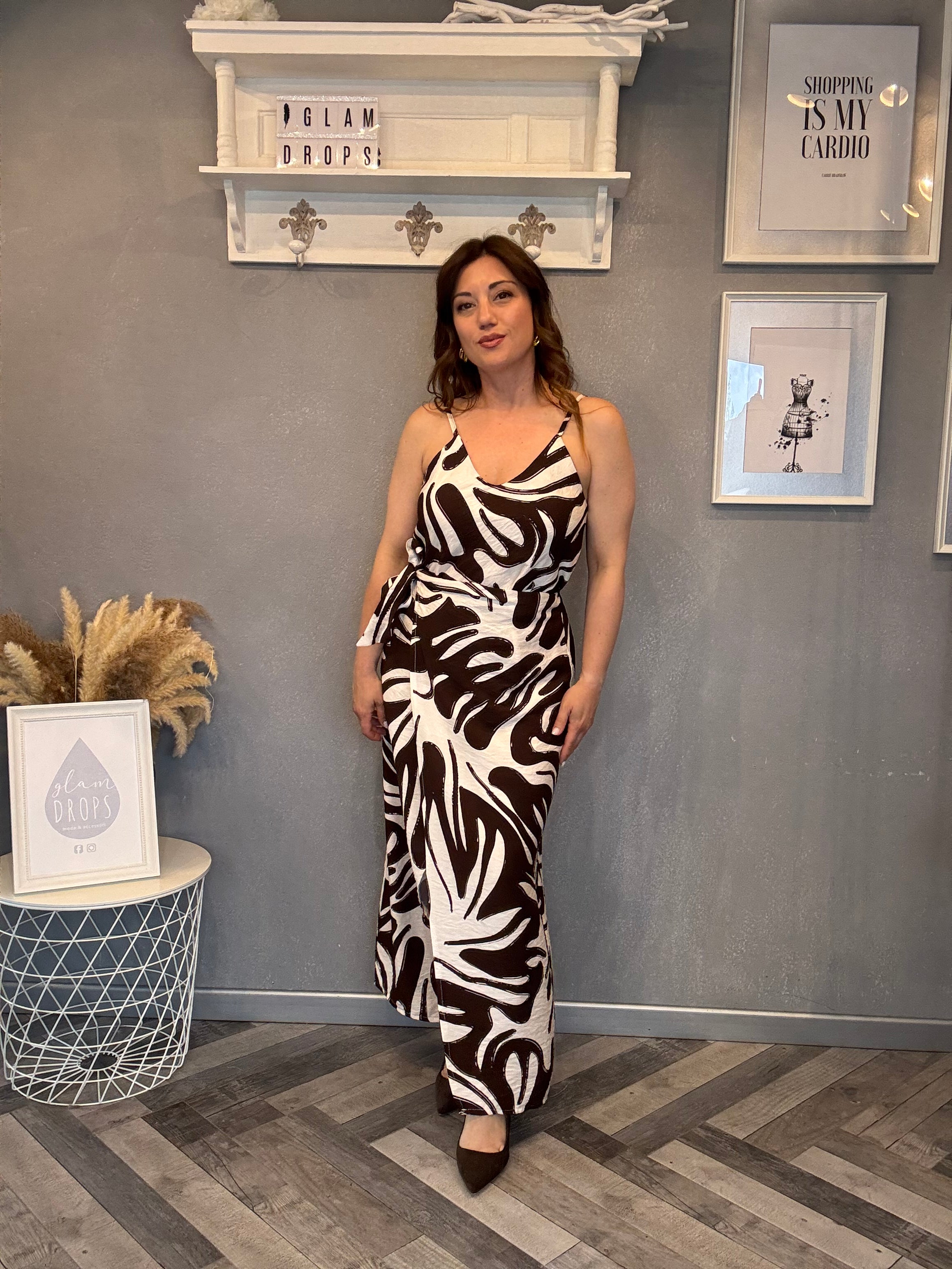 Coordinato Tropical chic moro