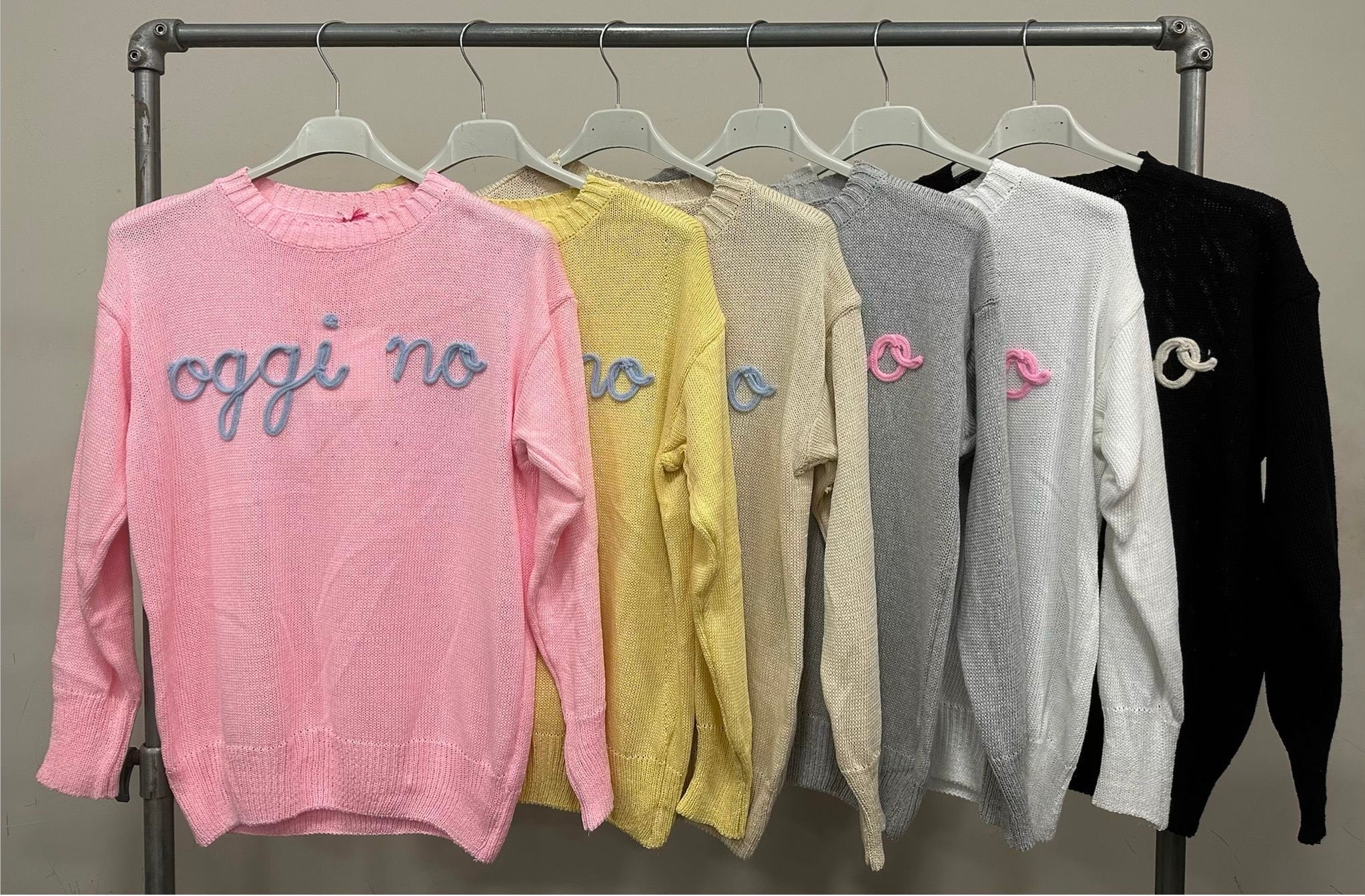 Maglioncino Oggi no nero