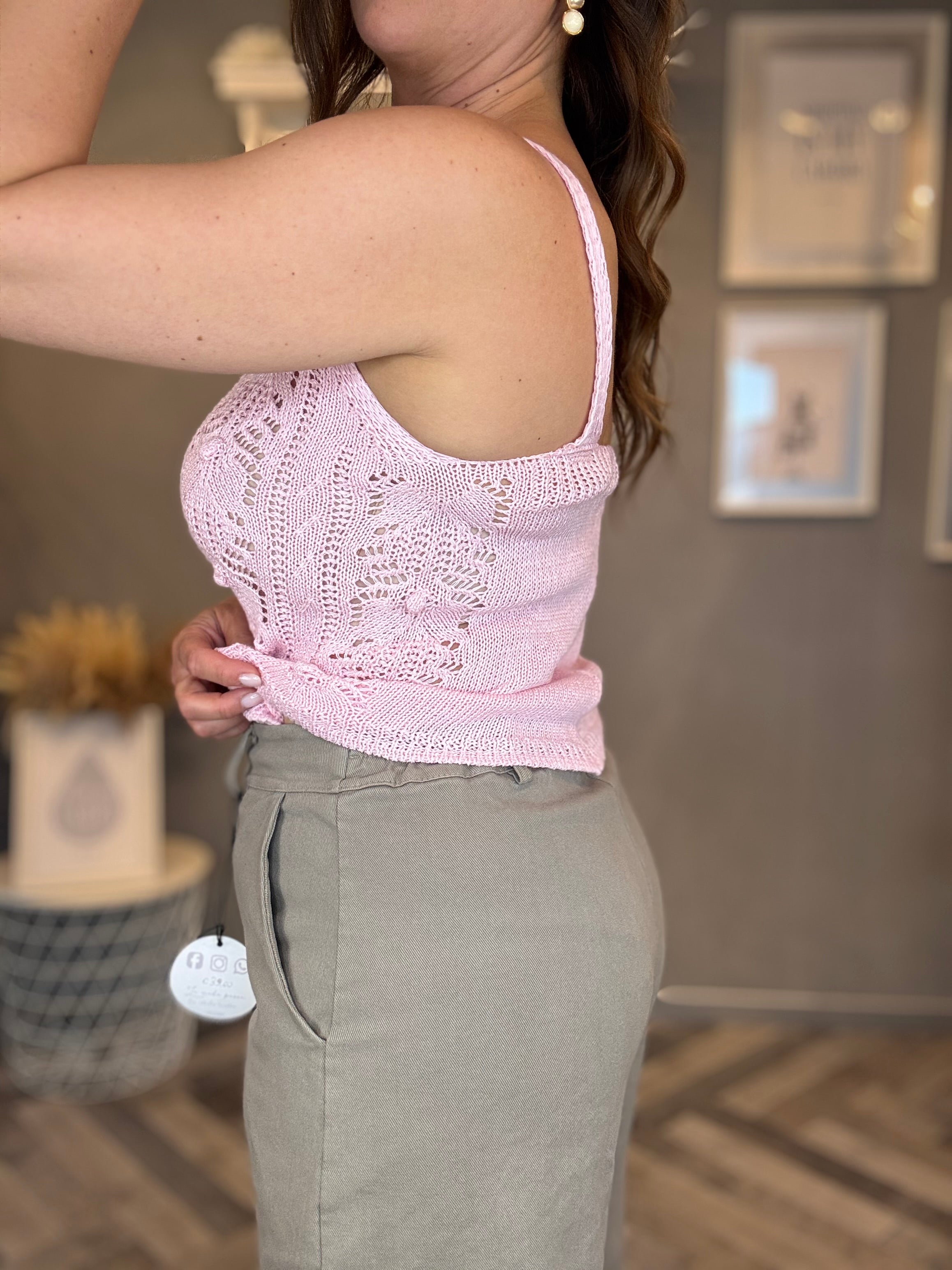 Jeans barrel tortora con cuciture