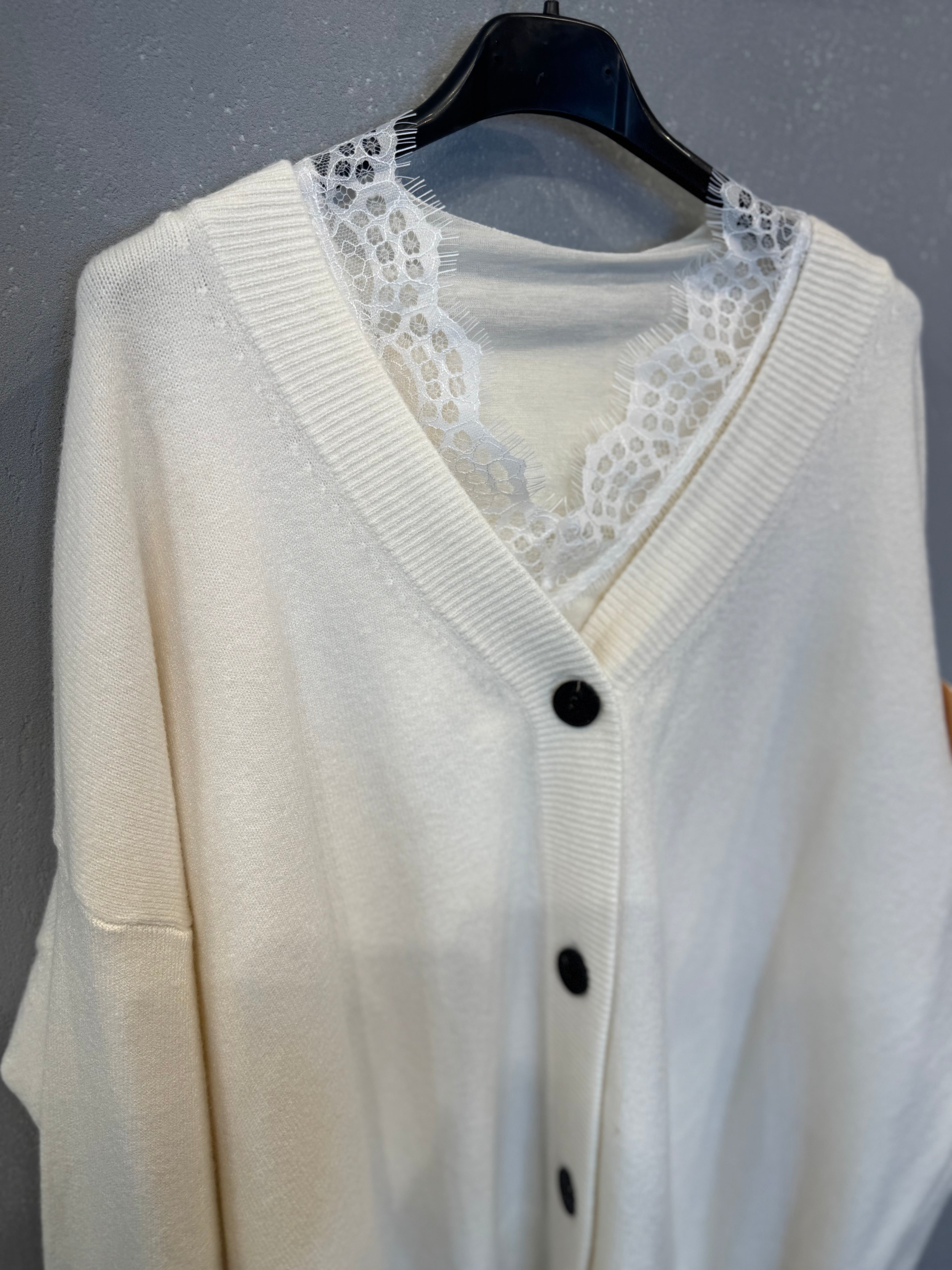Cardigan lungo over