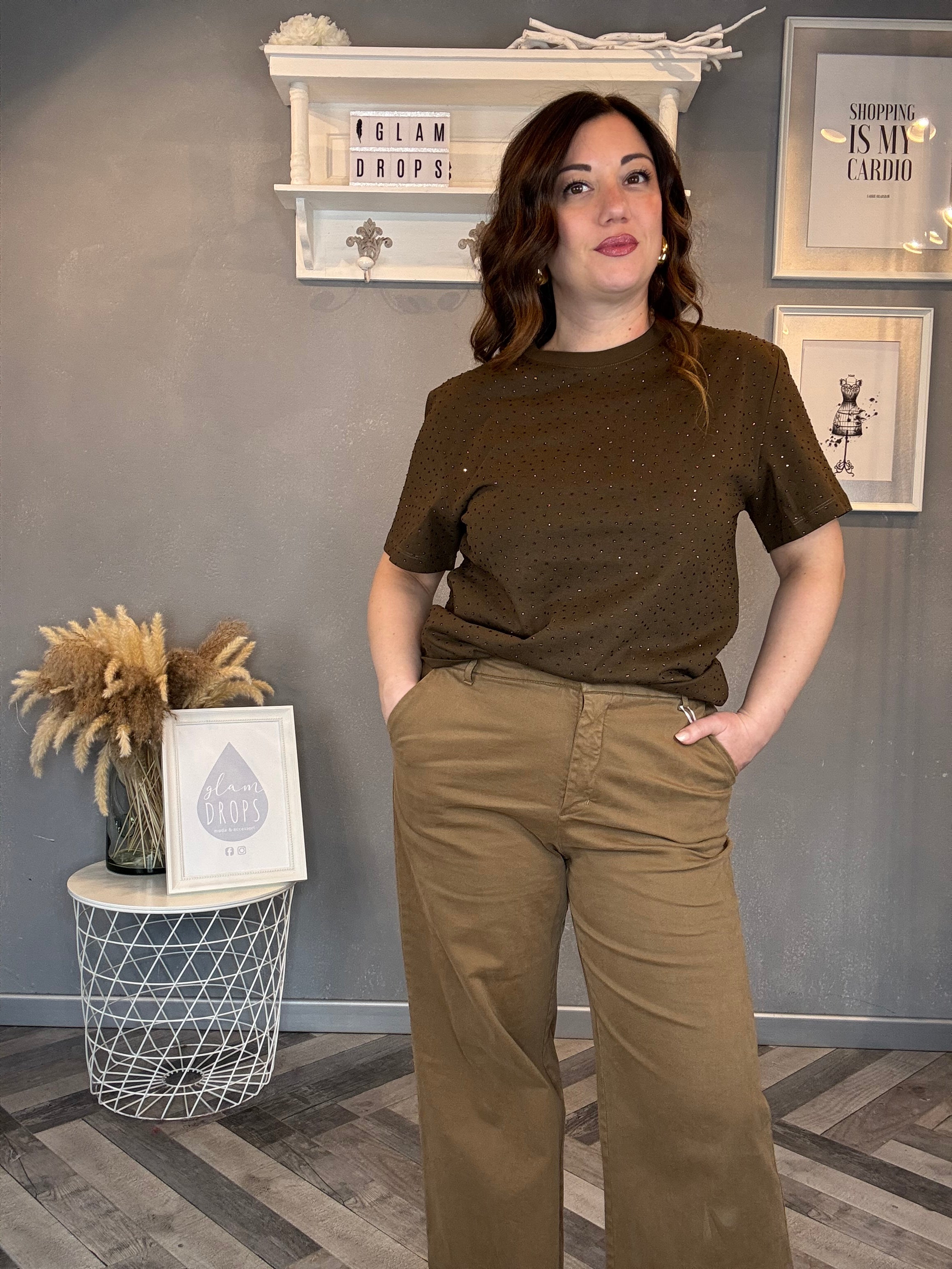 Lumina t-shirt strass