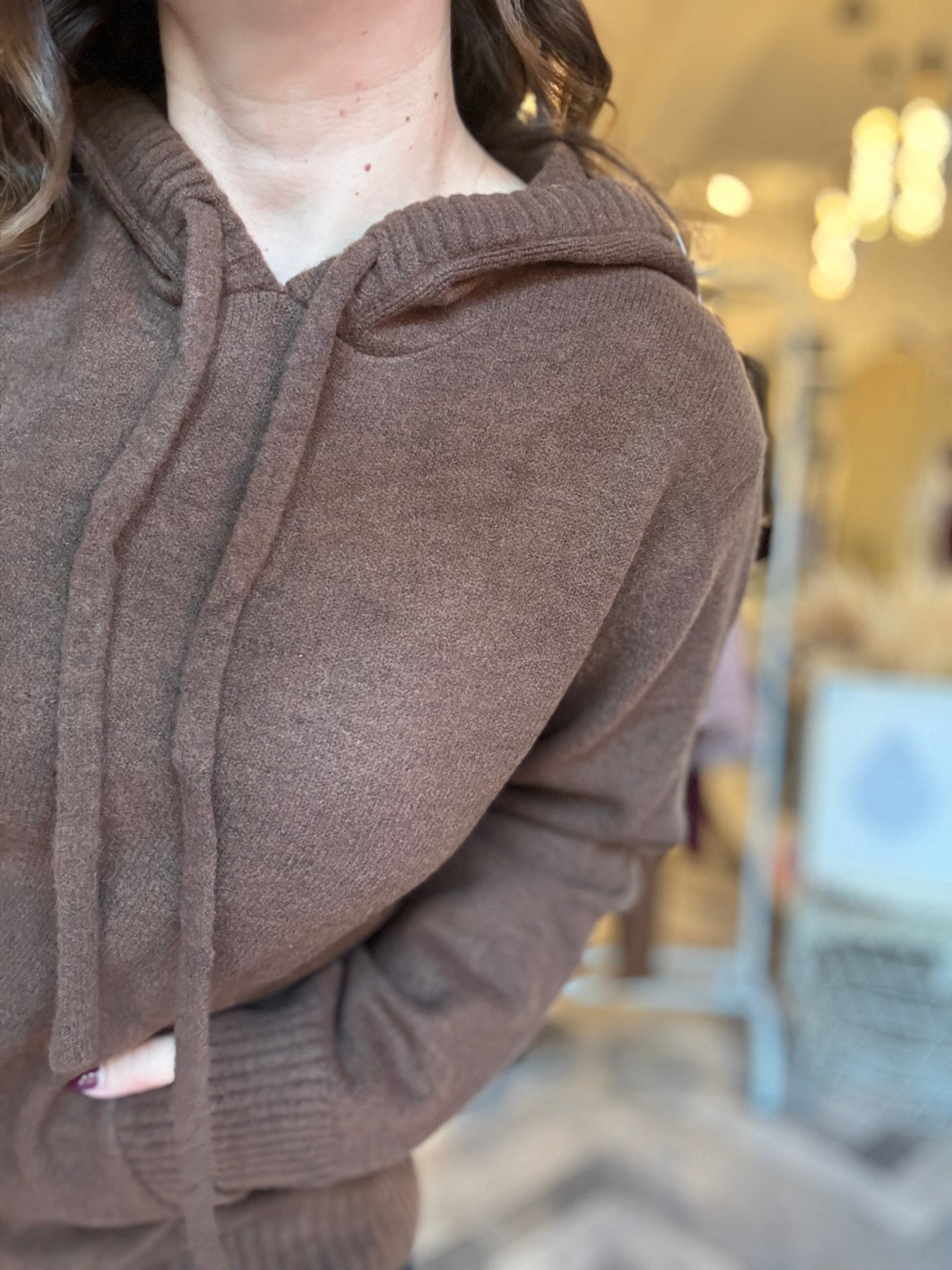 Lumina maglia felpa con cappuccio