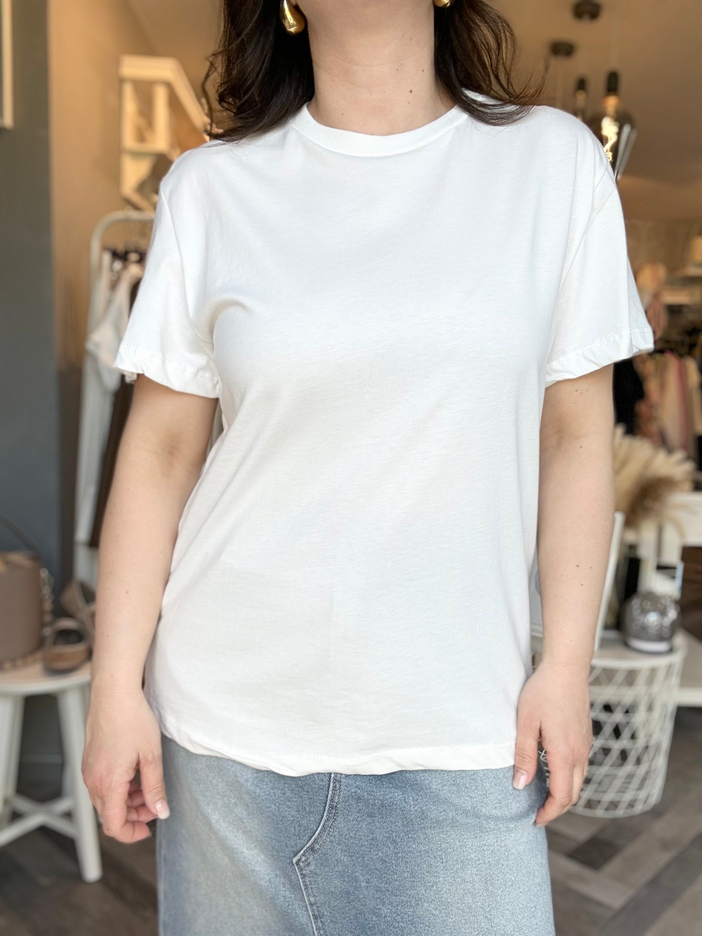 Lumina t-shirt basic in cotone