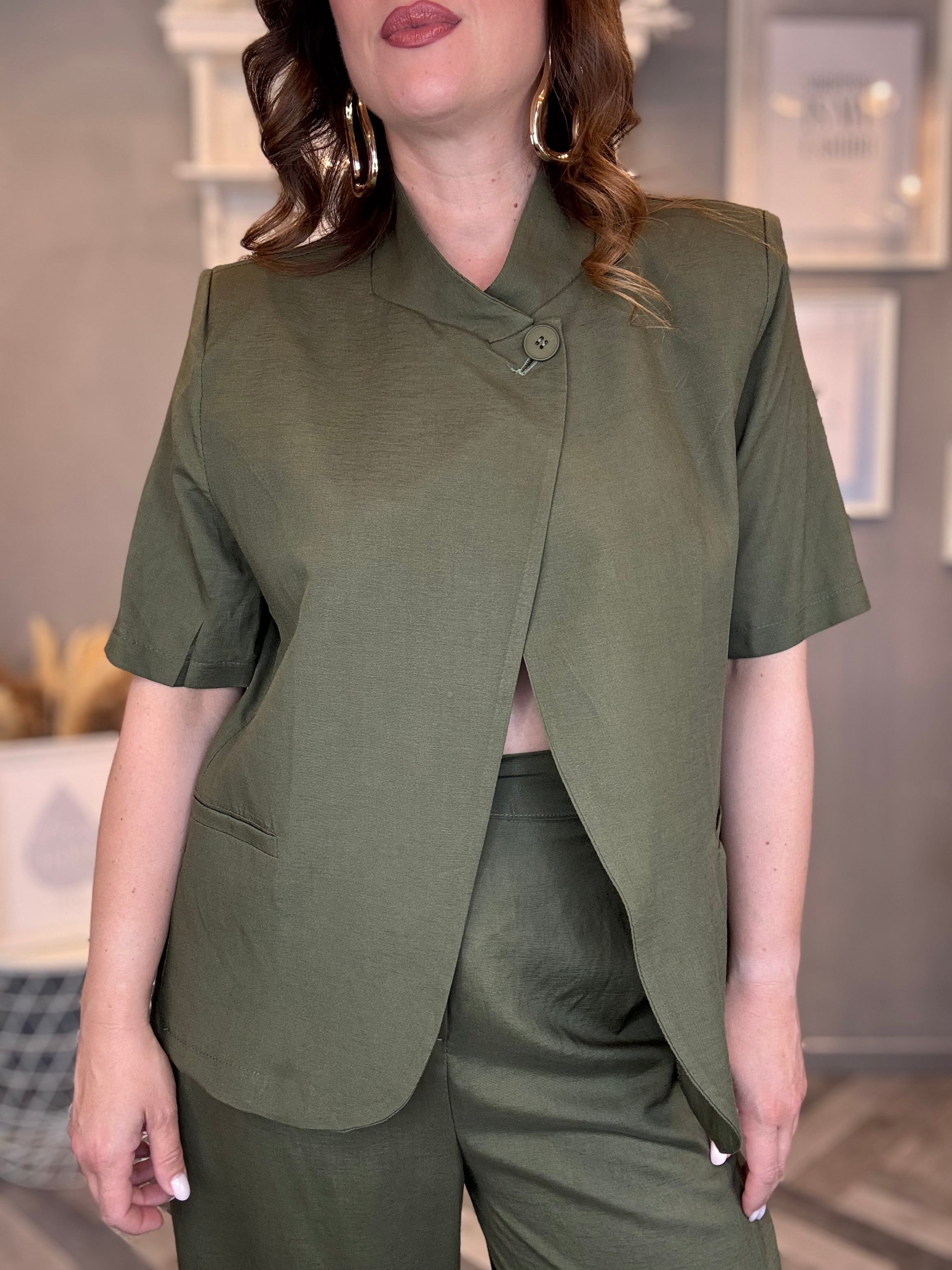 Set Icona verde militare