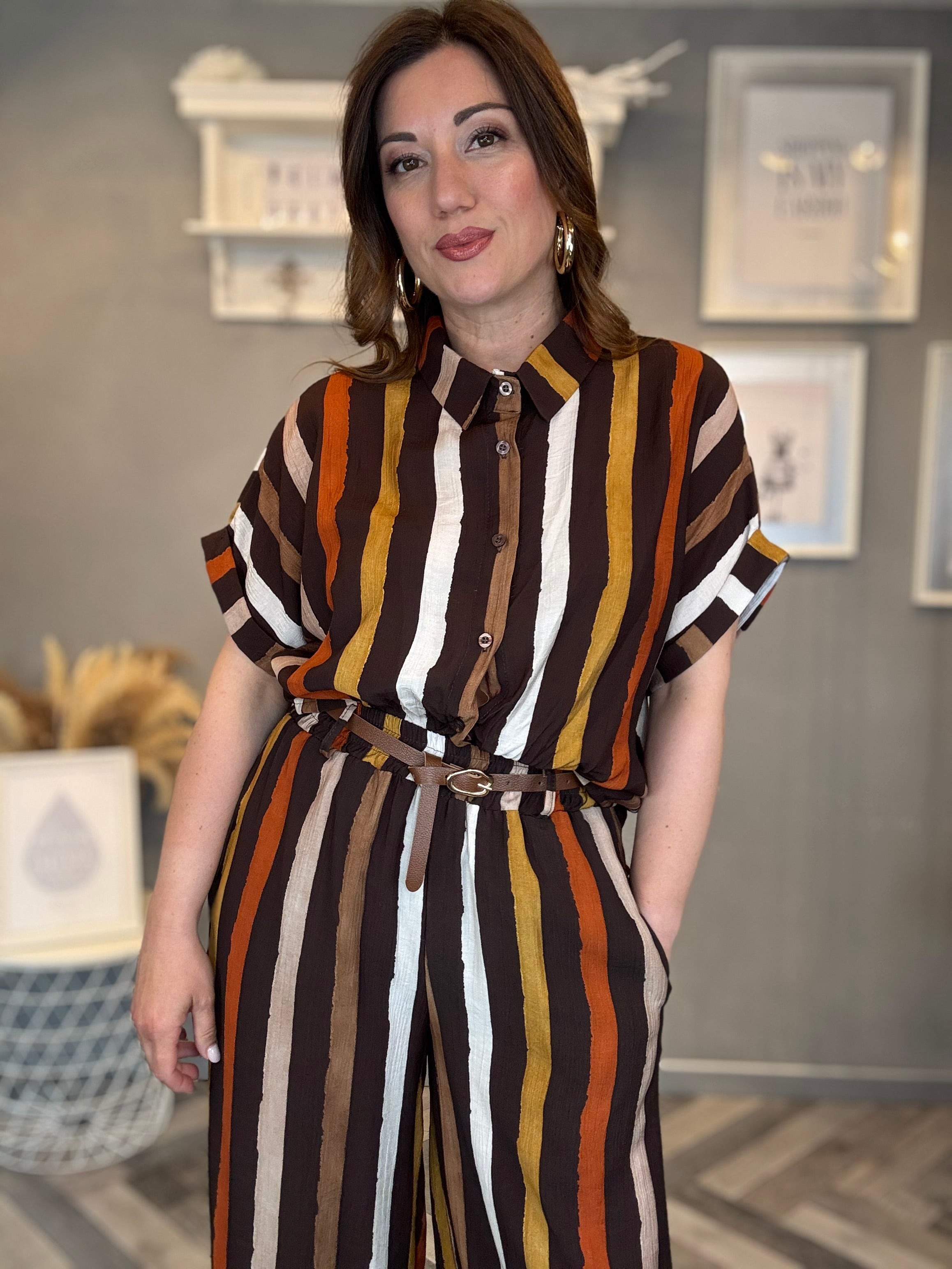 Coordinato righe Choco Sunset
