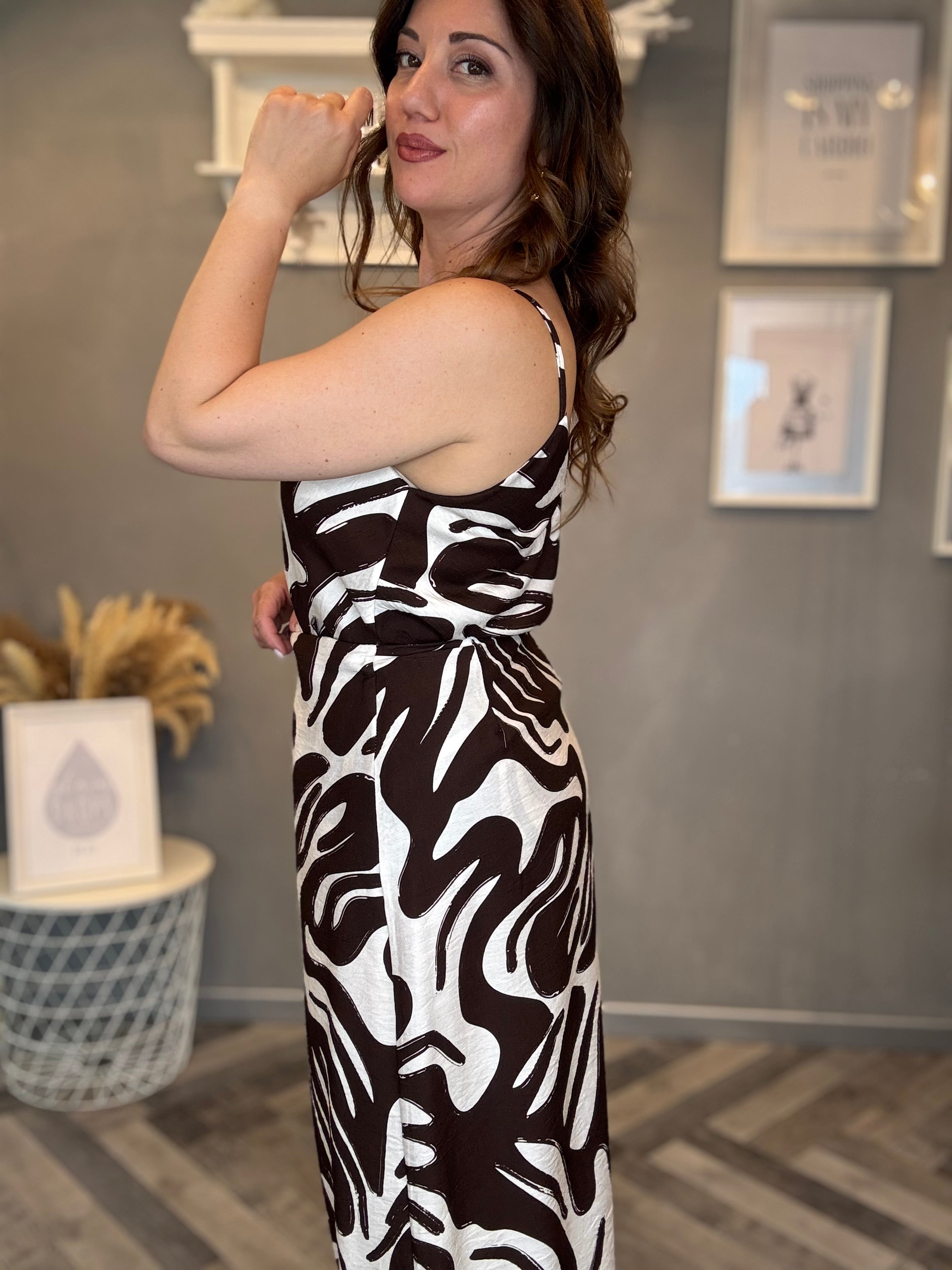 Coordinato Tropical chic moro