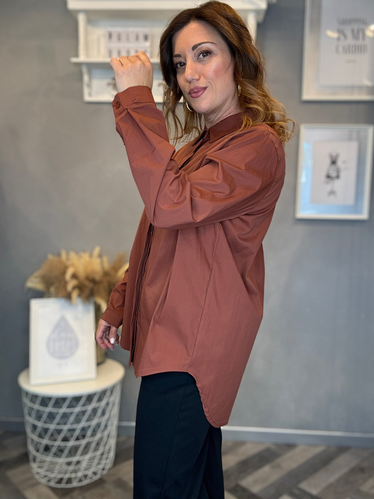 Camicia over Essential blush