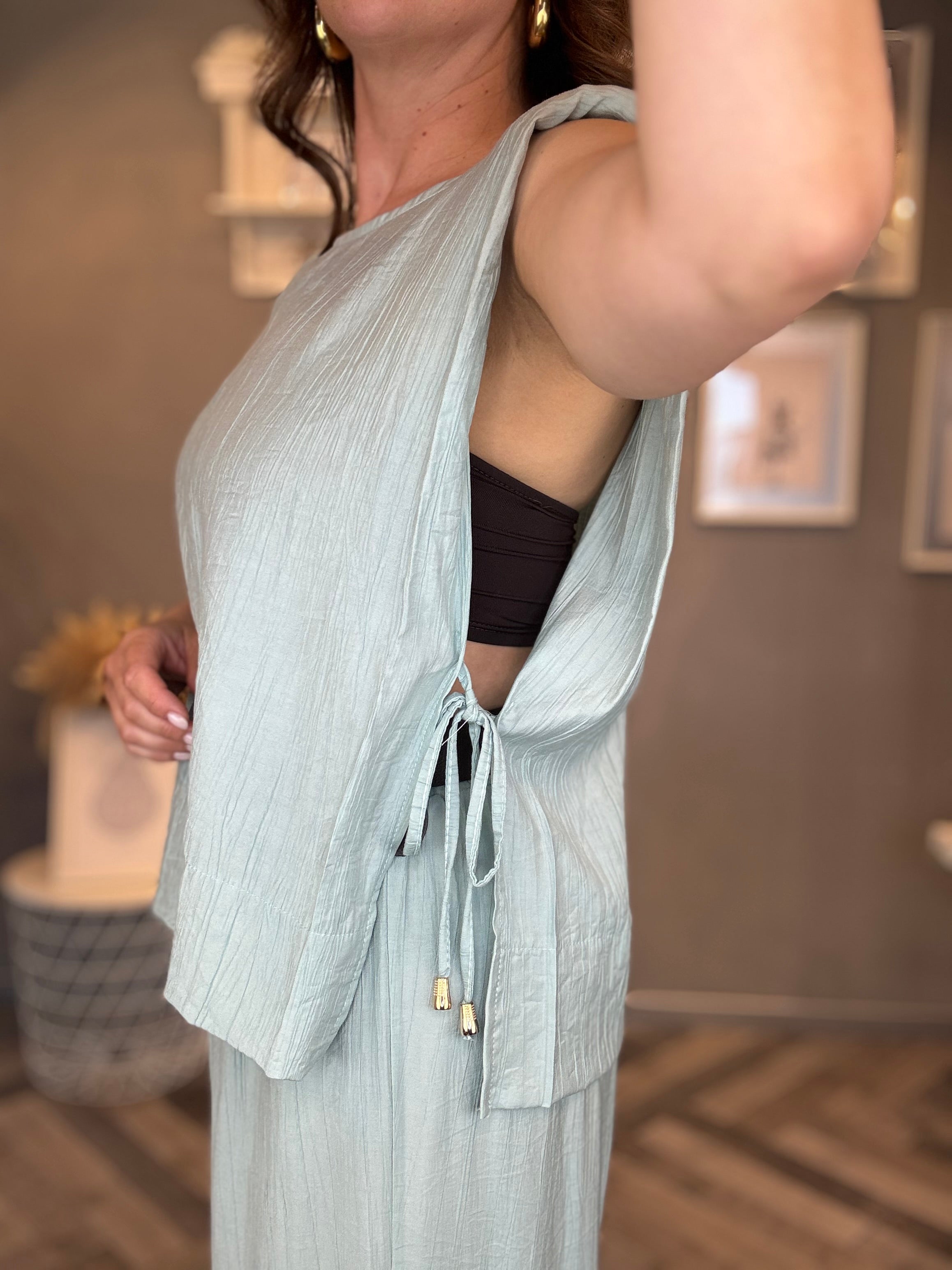 Coordinato Soft Essential Verde acqua