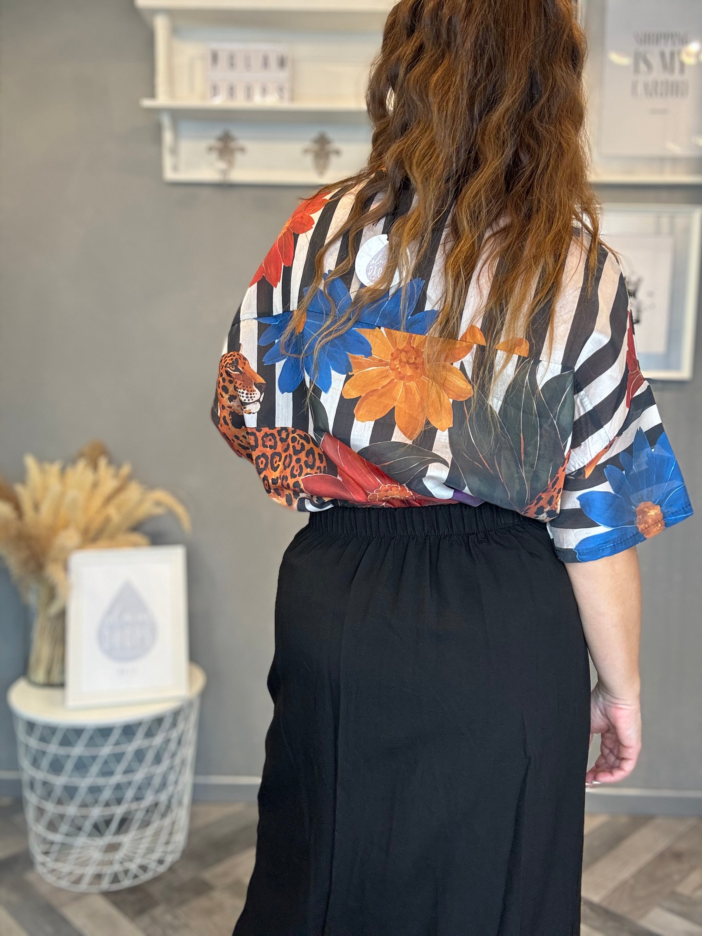Camicia Isla Bonita Righe e fiori