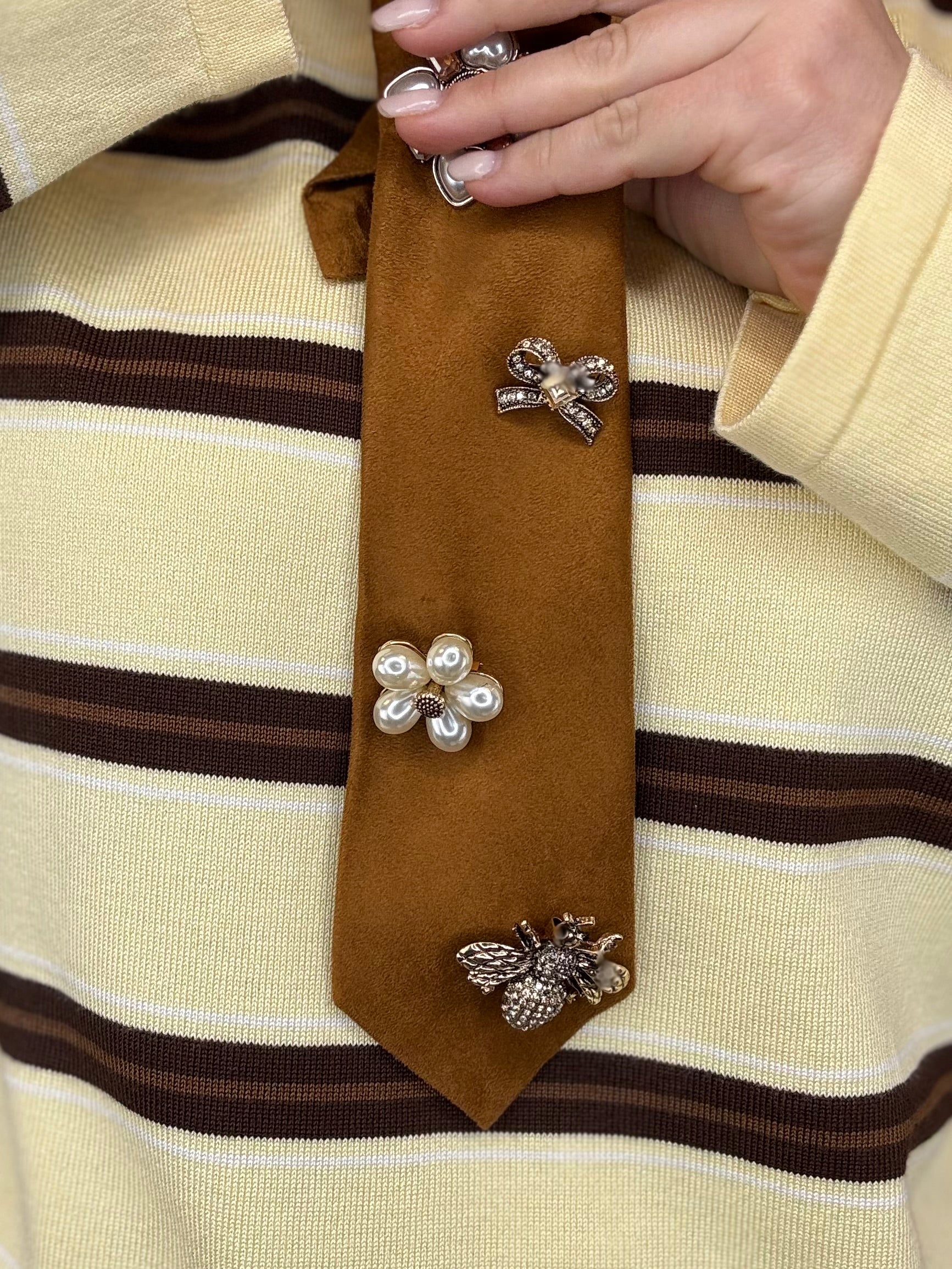 Set spille fiore, fiocco e ape