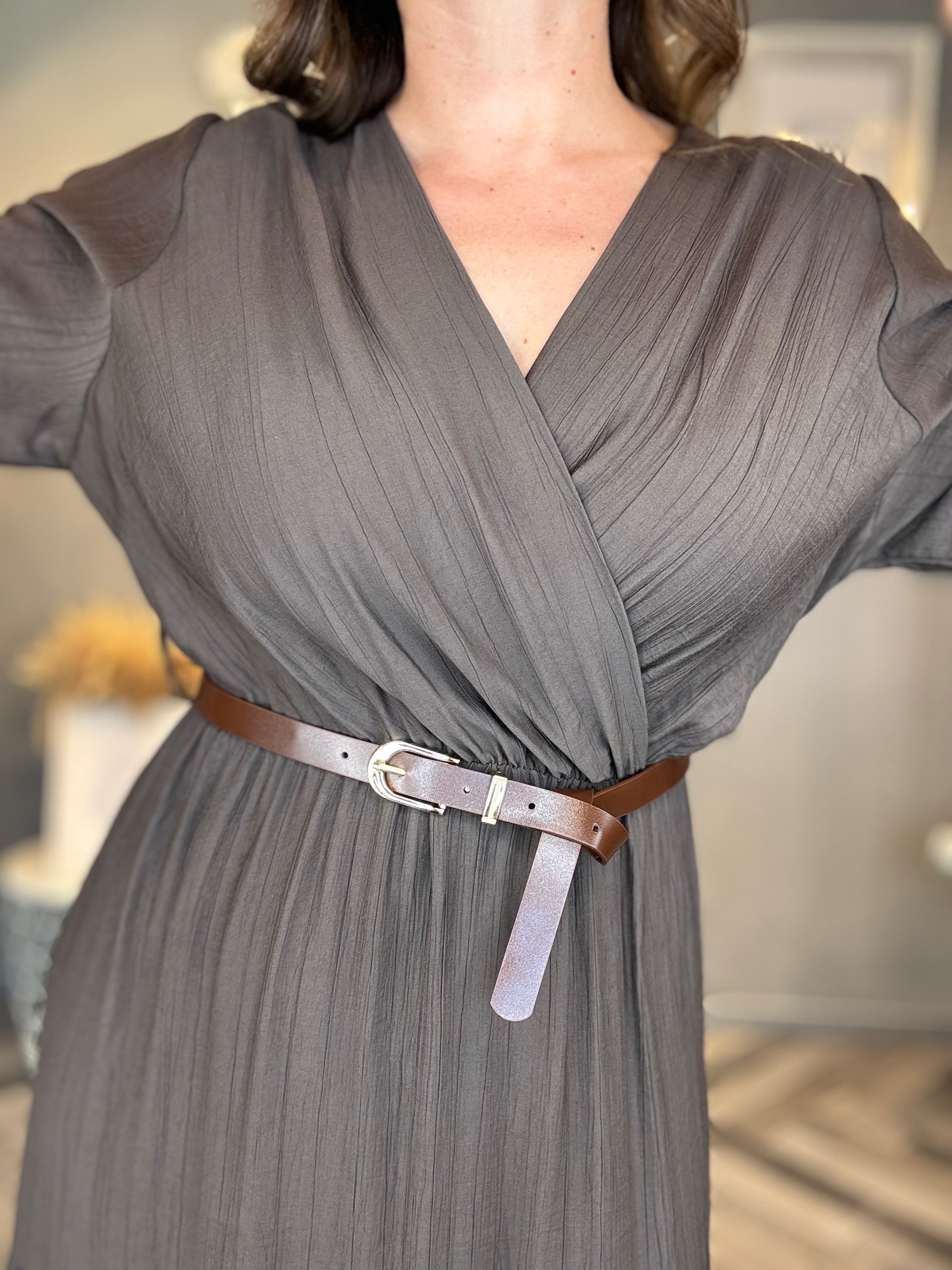 Abito Midi incrocio Soft Moro