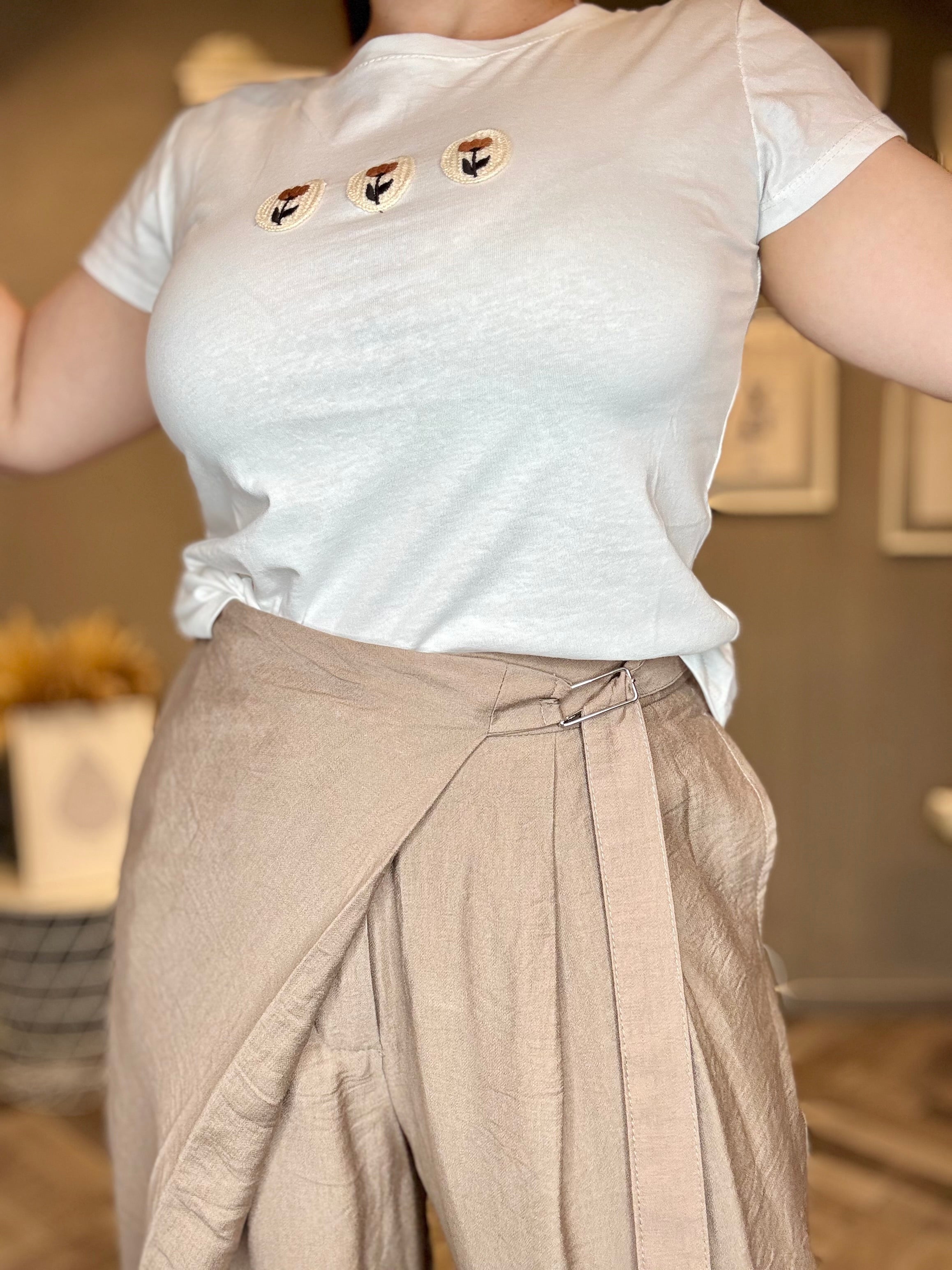 Lumina pantalone pareo mocha mousse