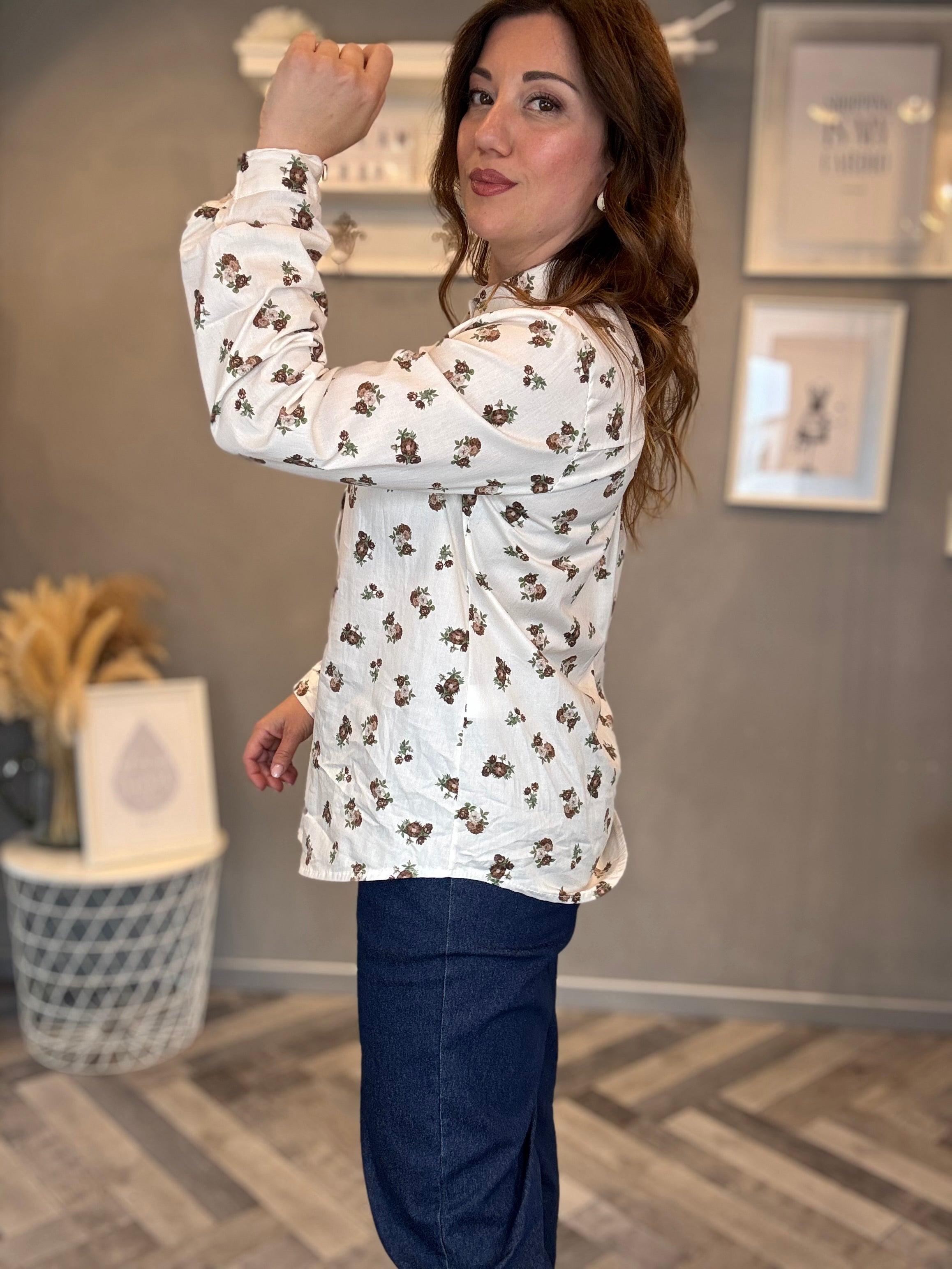 Camicia fiori vintage