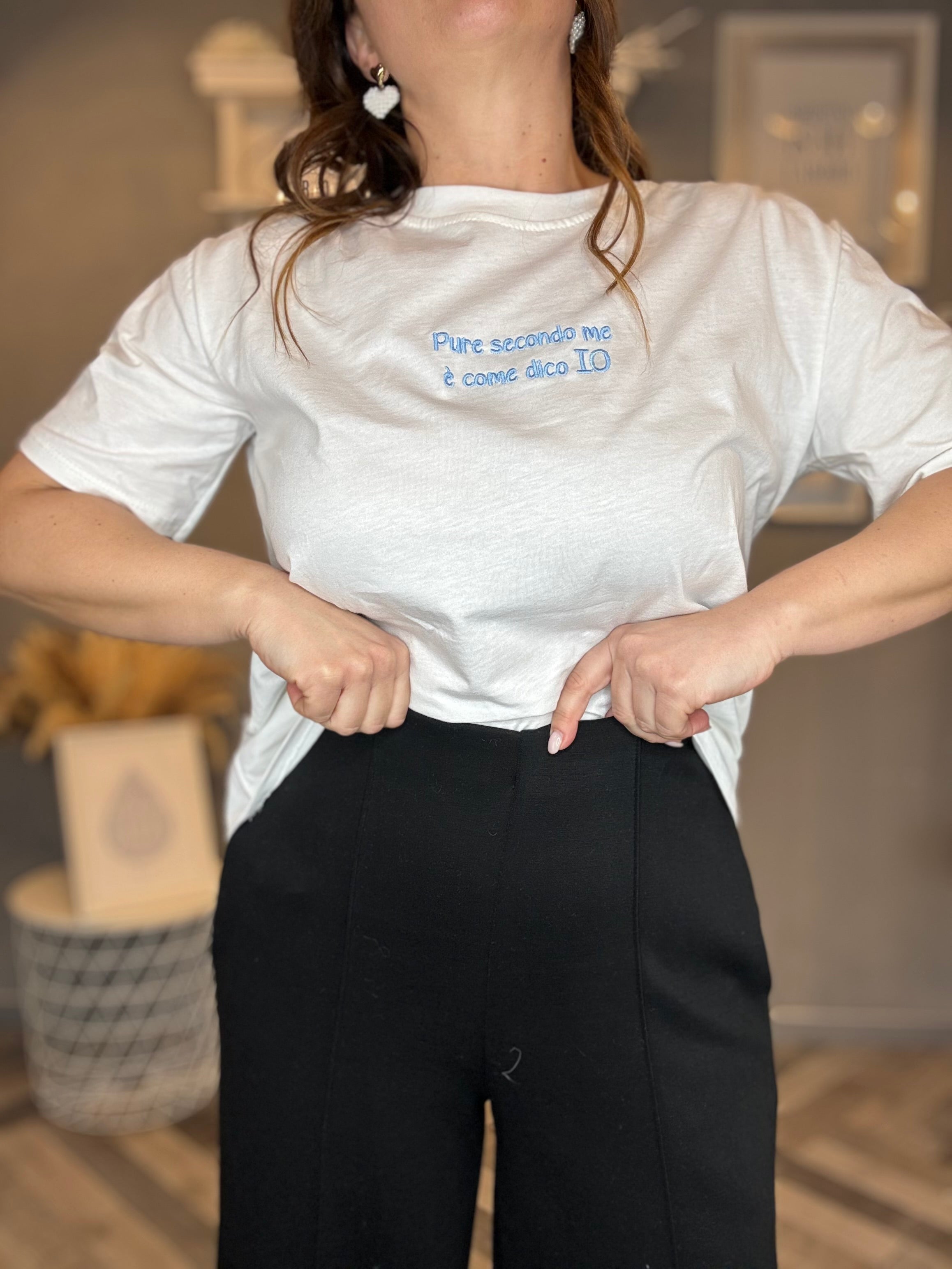 Pantalone palazzo punto Milano nero