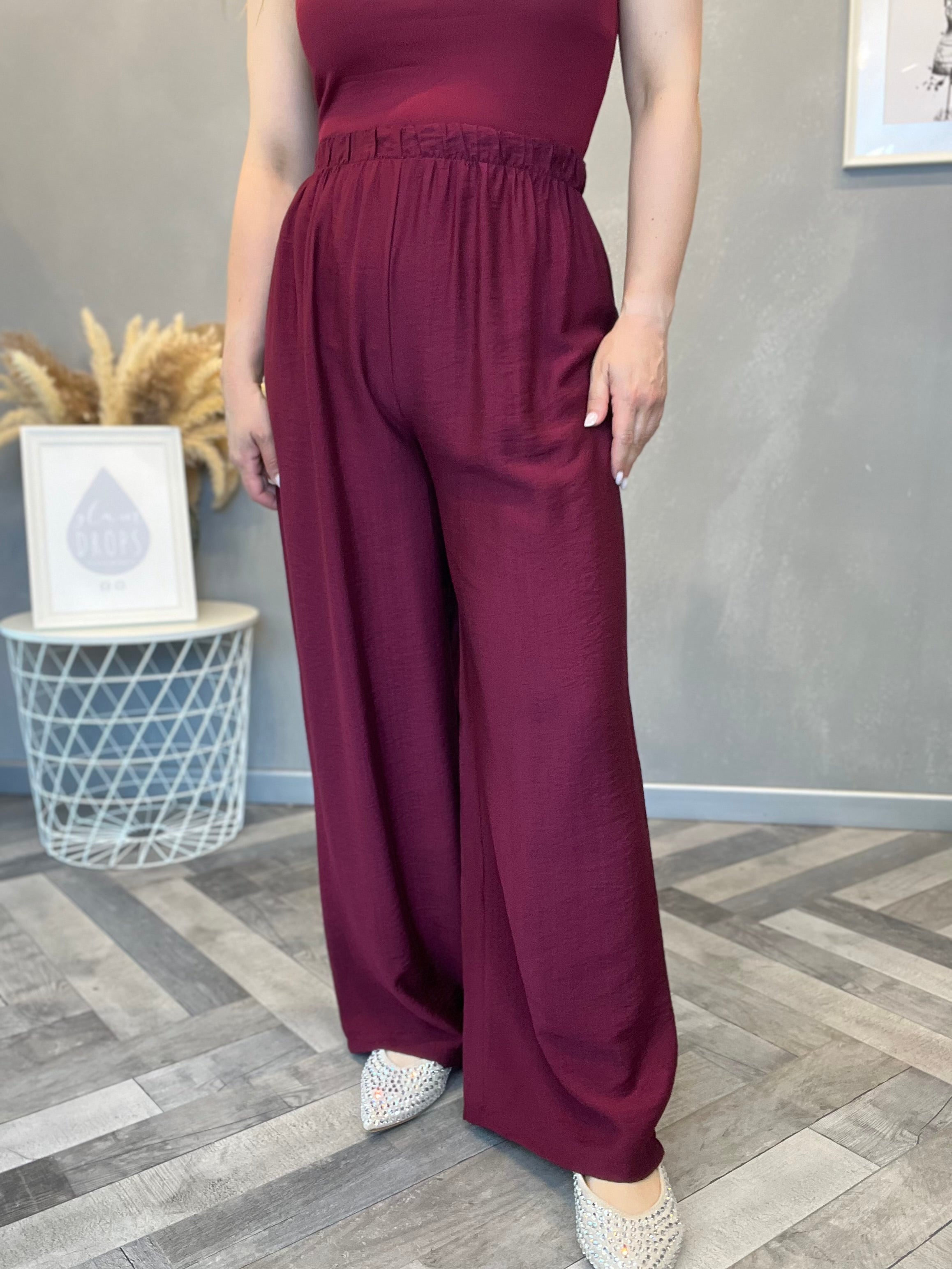Pantalone Aurora borgogna