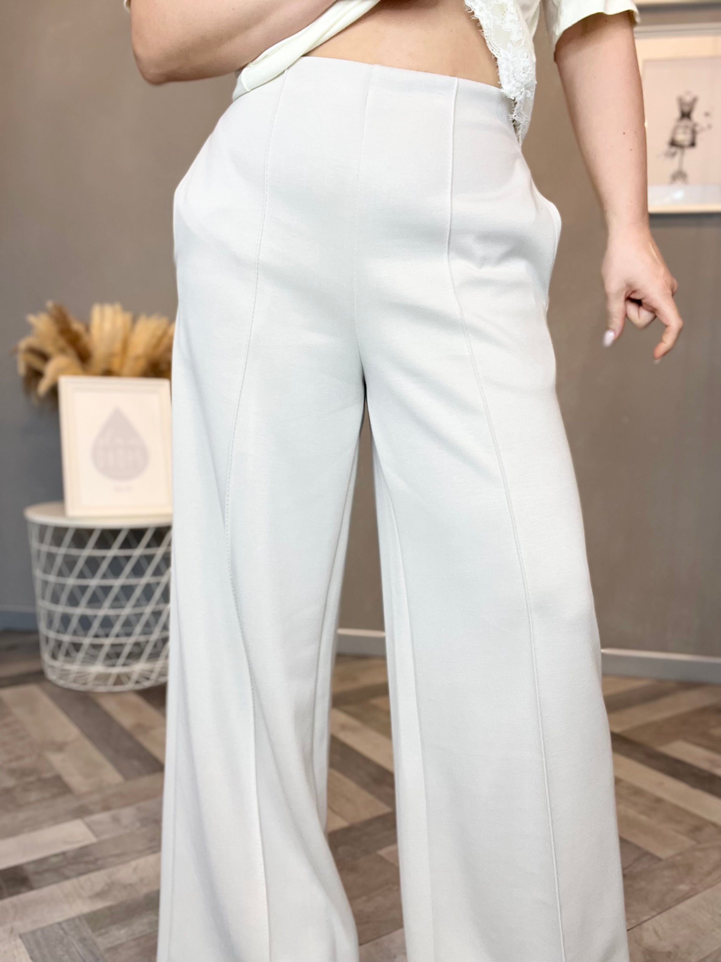 Pantalone palazzo punto Milano sabbia