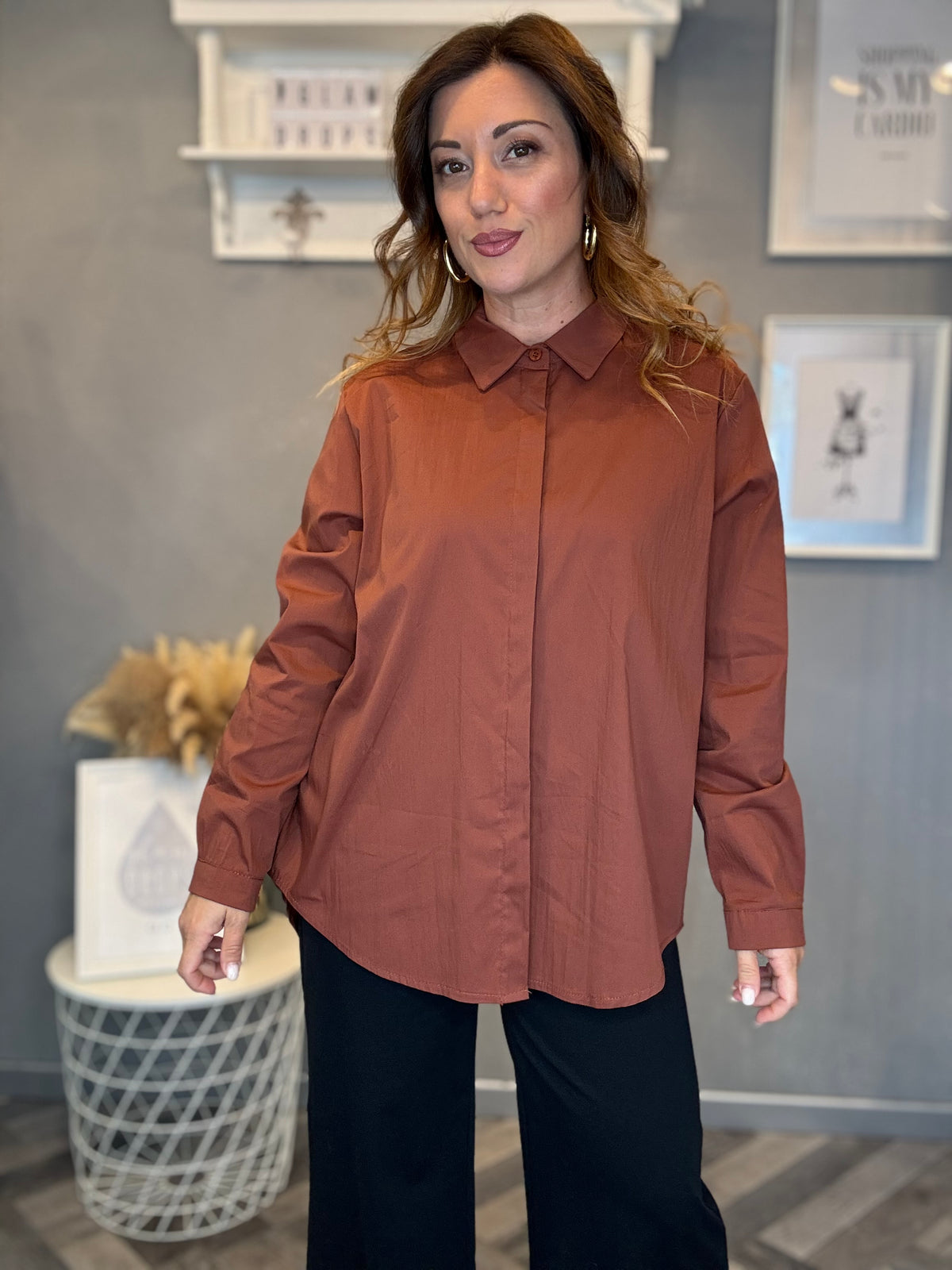 Camicia over Essential blush
