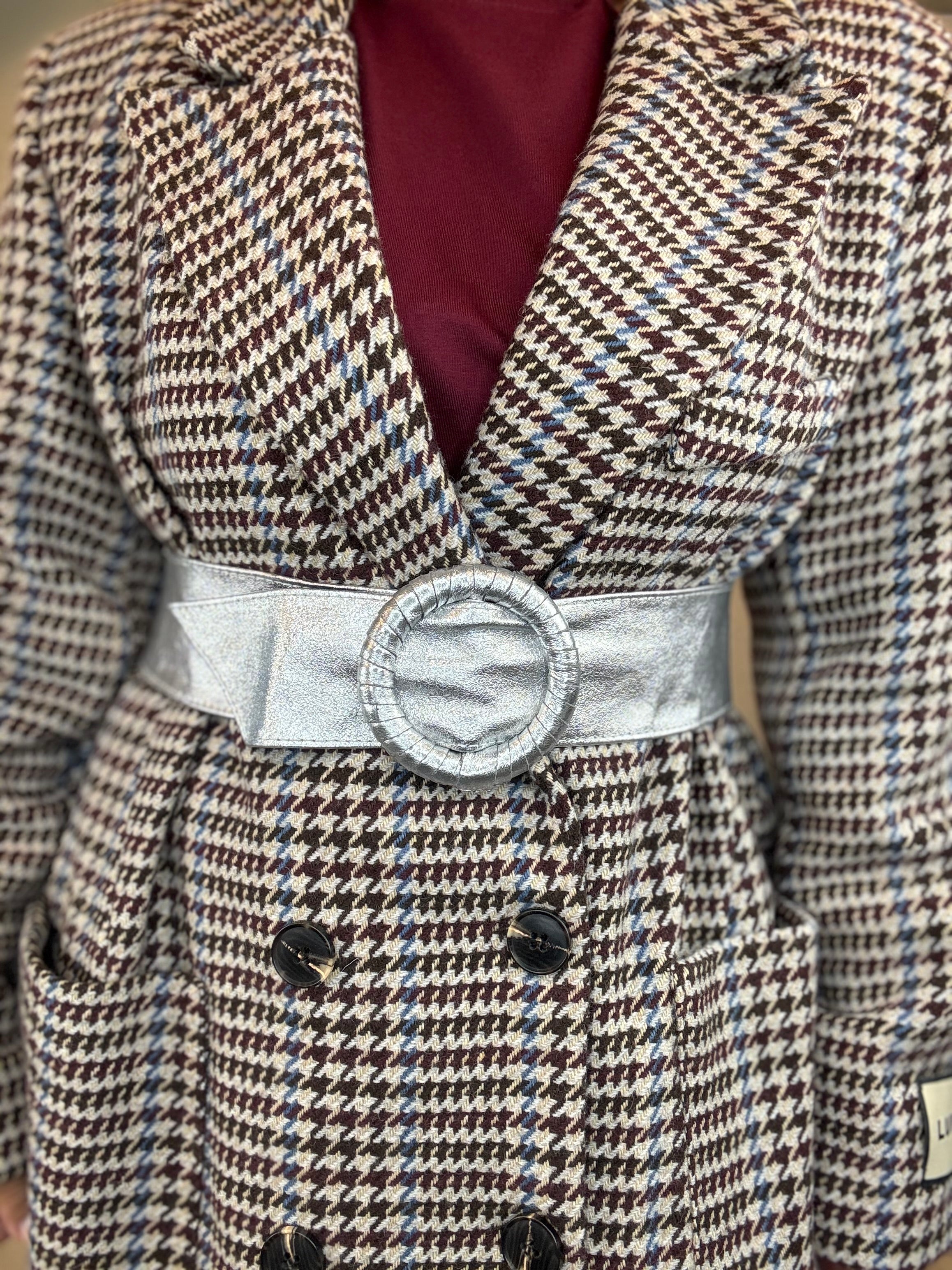 Cintura Cerchio Chic in vera pelle