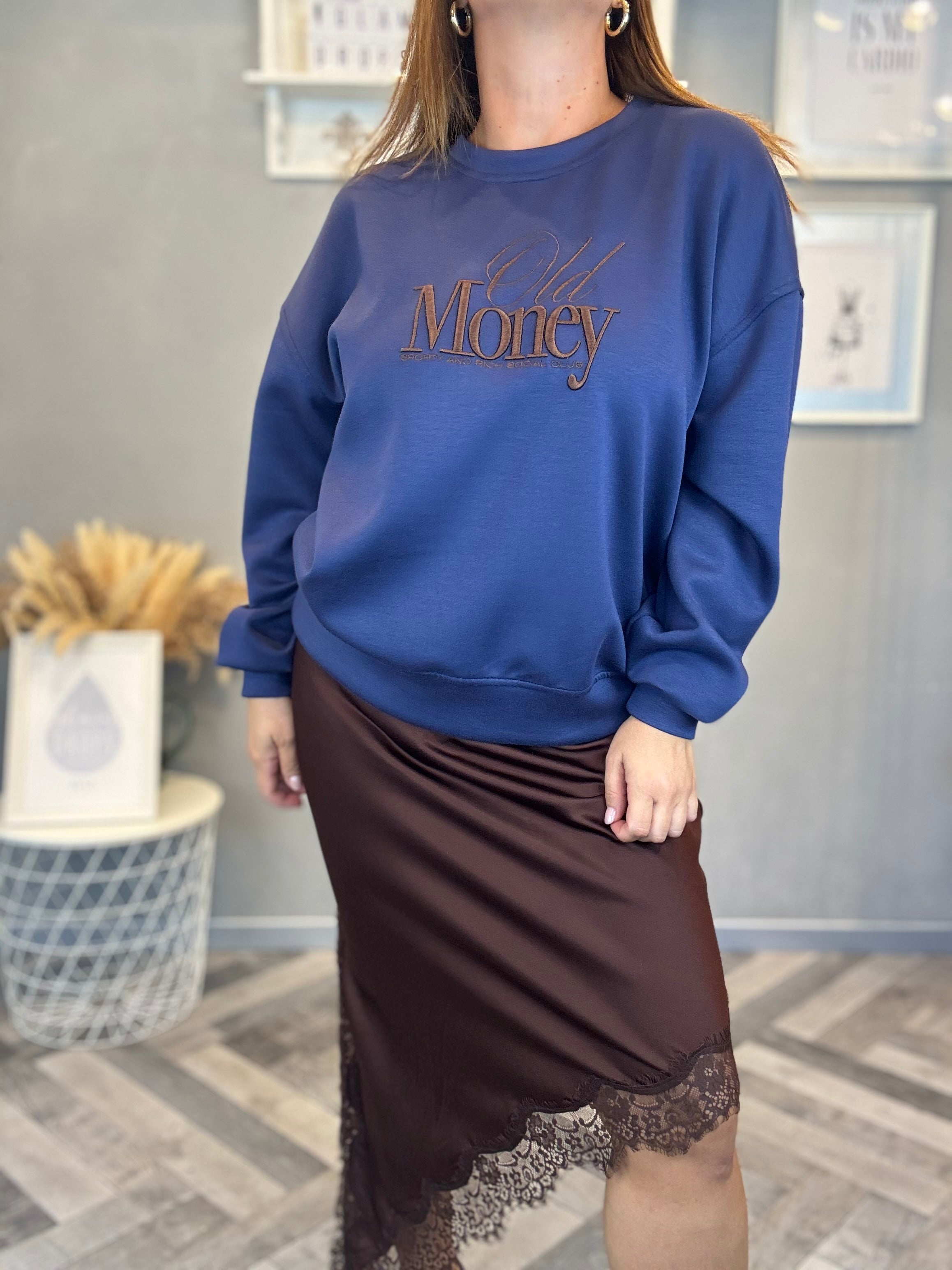 Lumina felpa Old Money blu