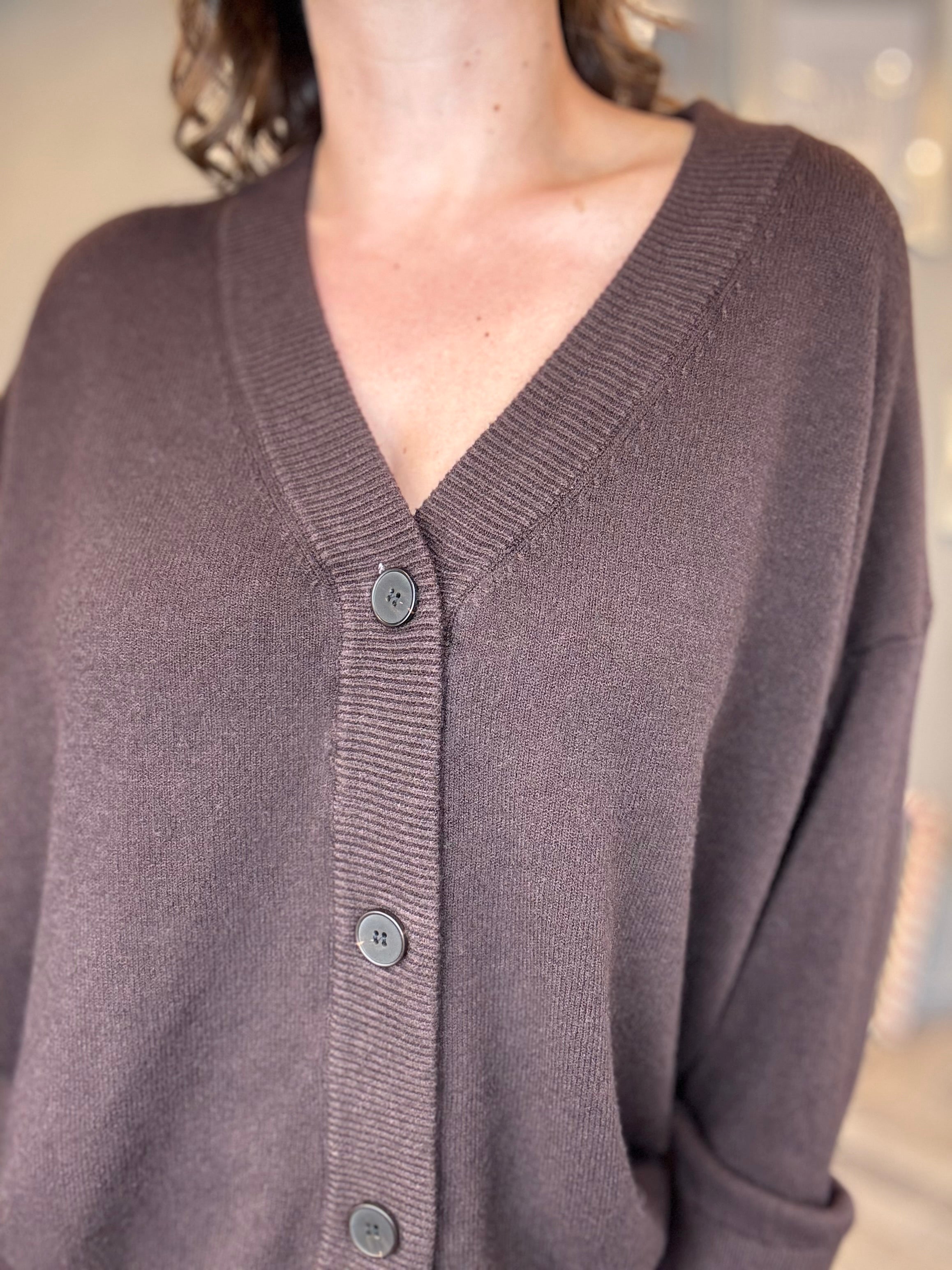 Cardigan lungo over
