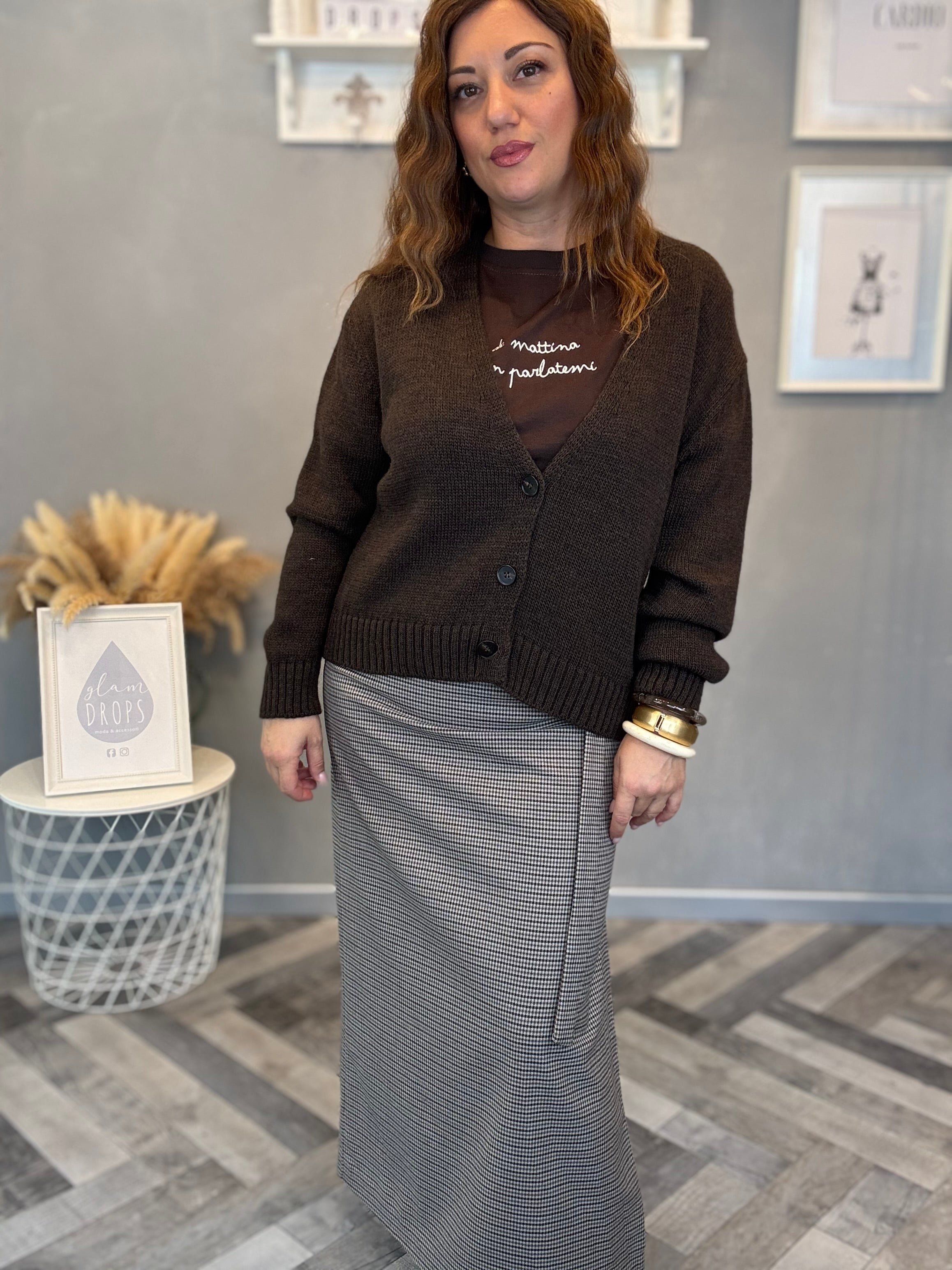 Cardigan a 3 bottoni