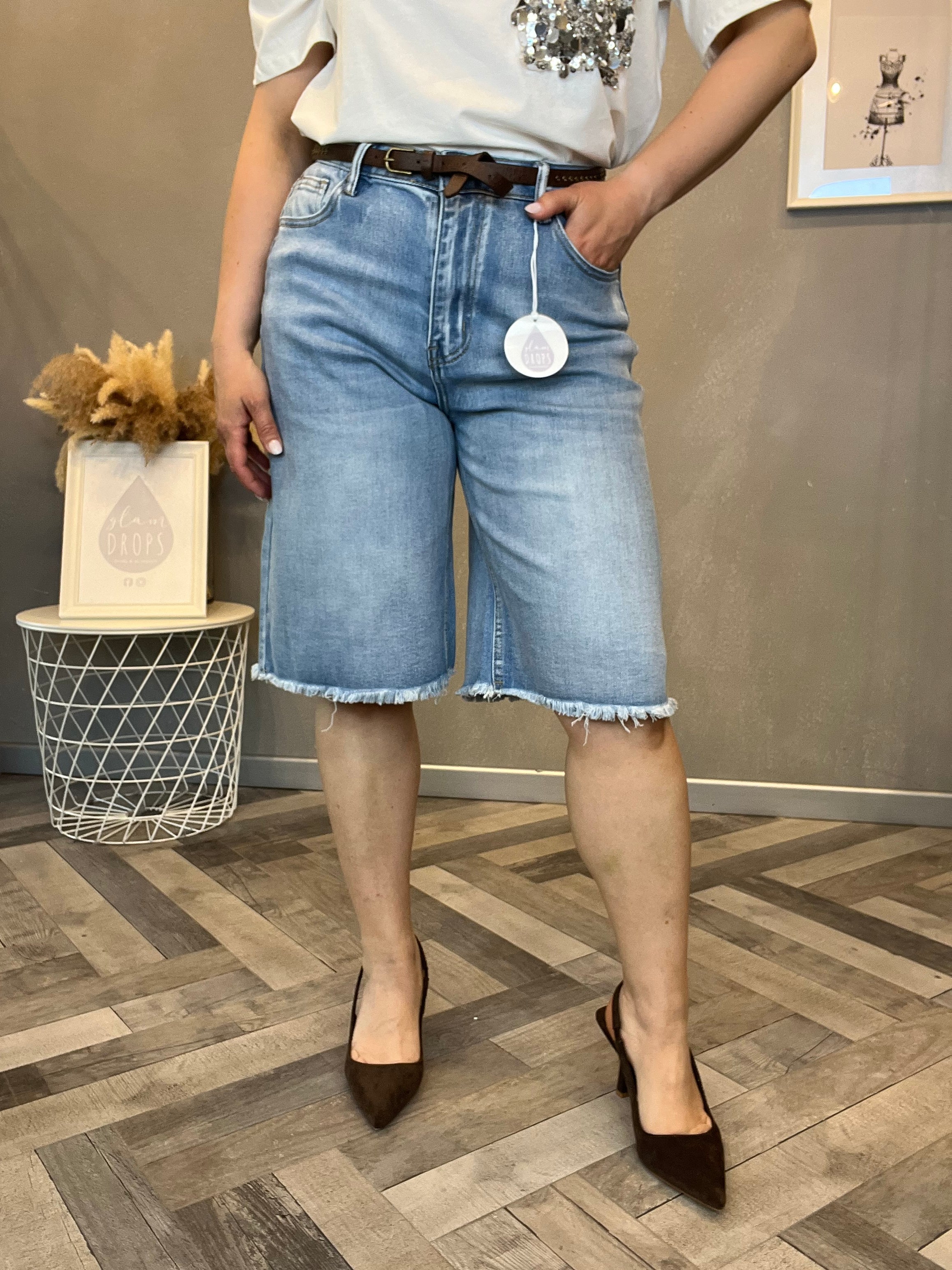 Bermuda di jeans