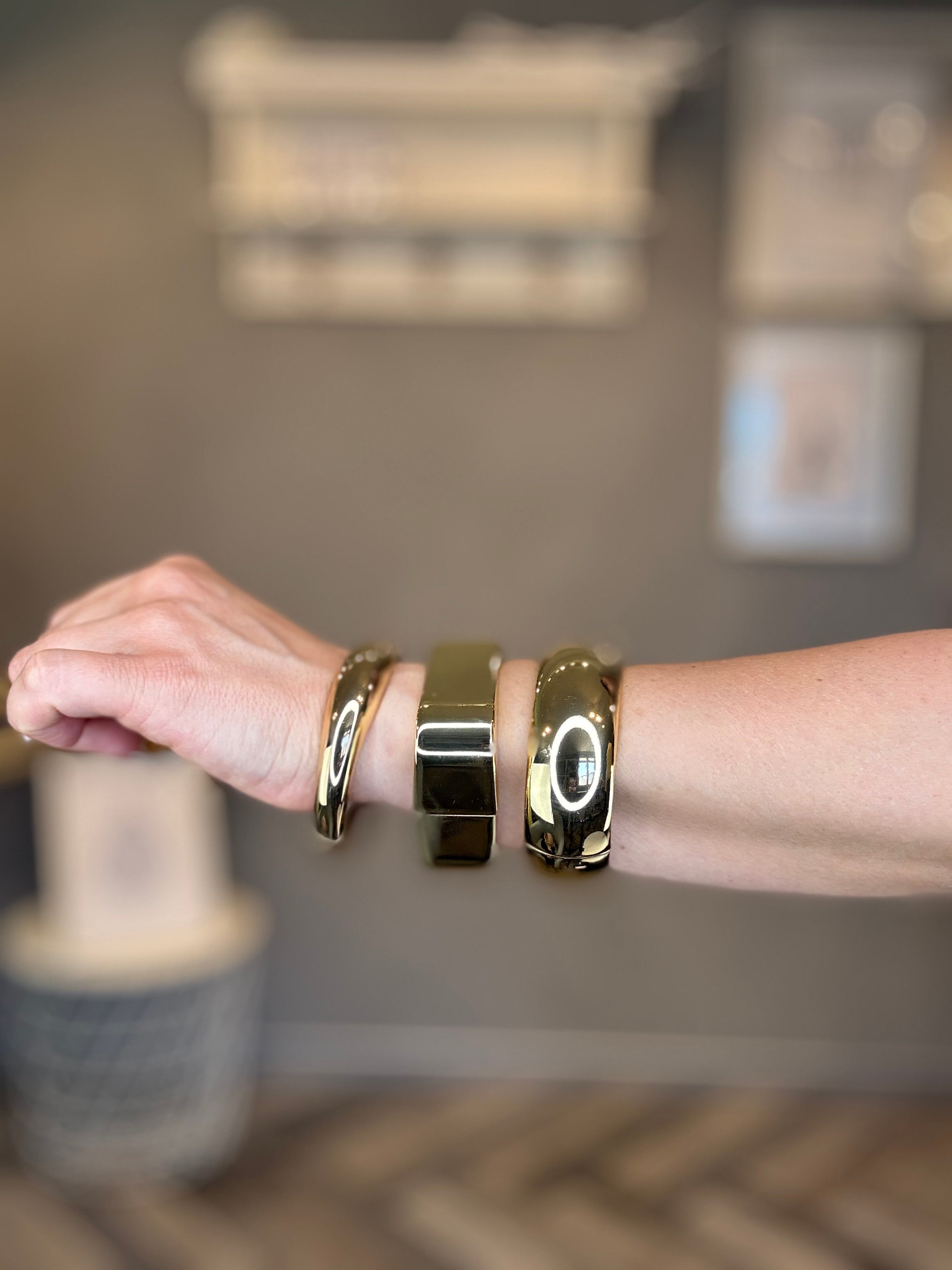 Bracciale Gold Mirror bombato