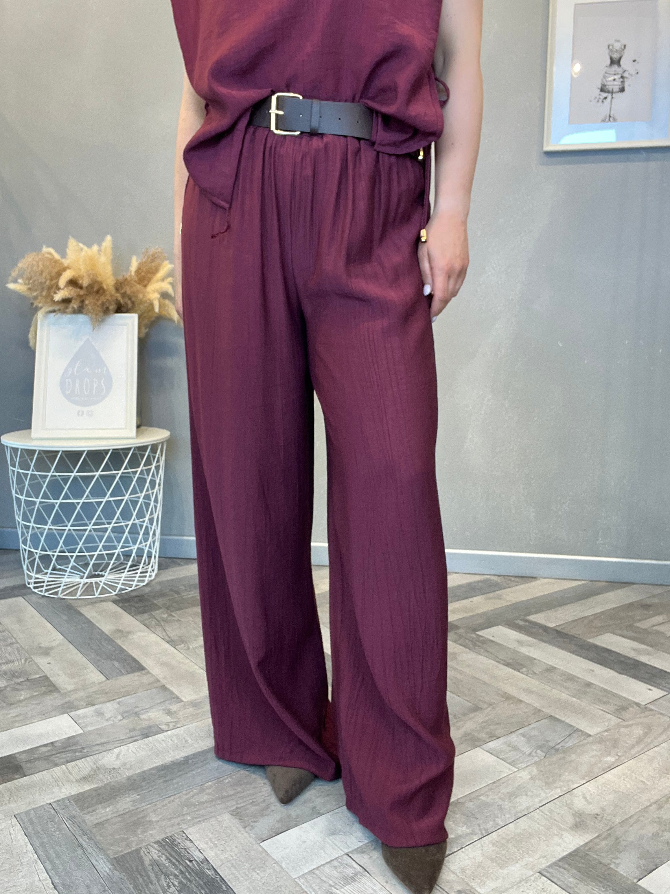 Coordinato Soft Essential Borgogna